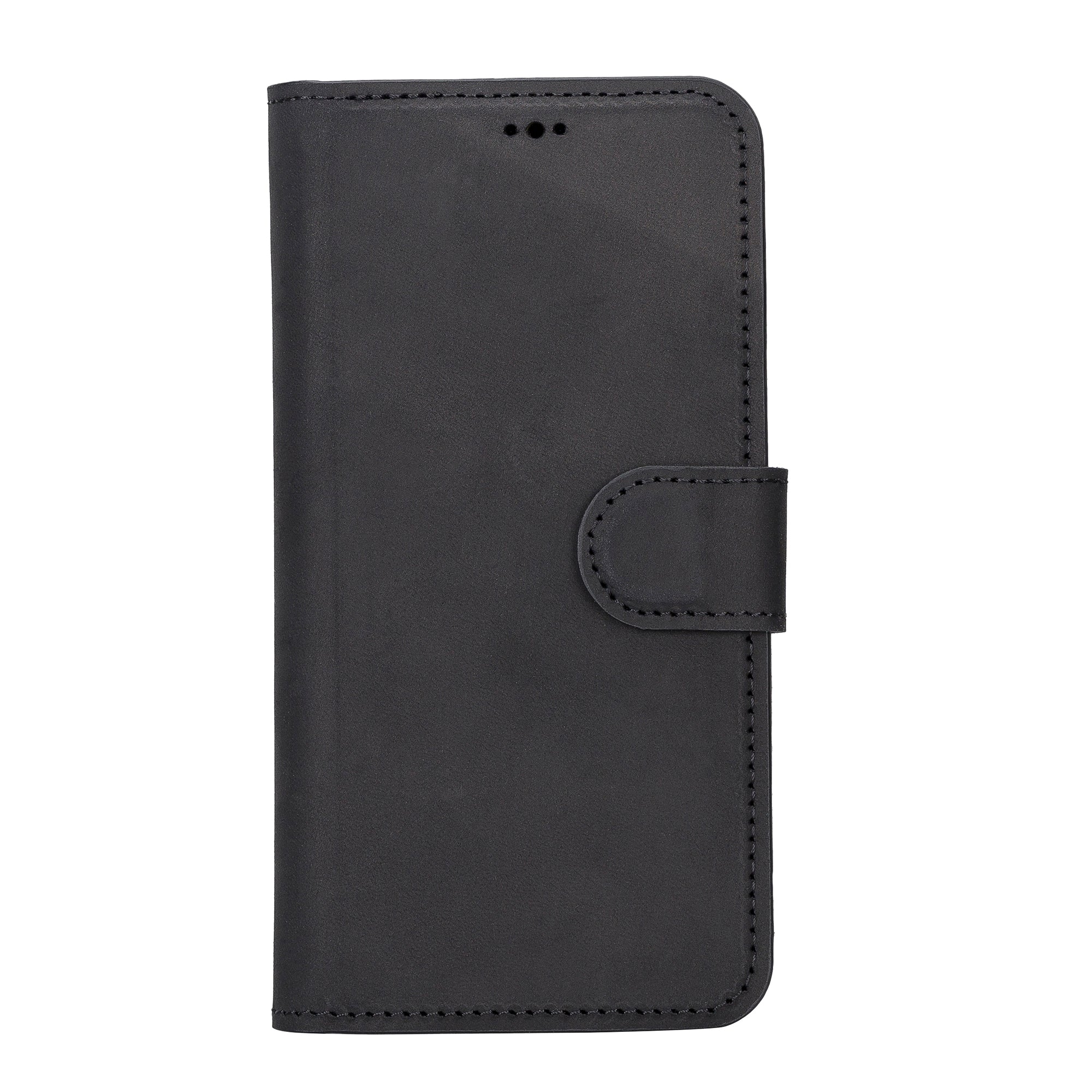 Liluri iPhone 16 Series Magnetic Detachable Genuine Leather Wallet Case