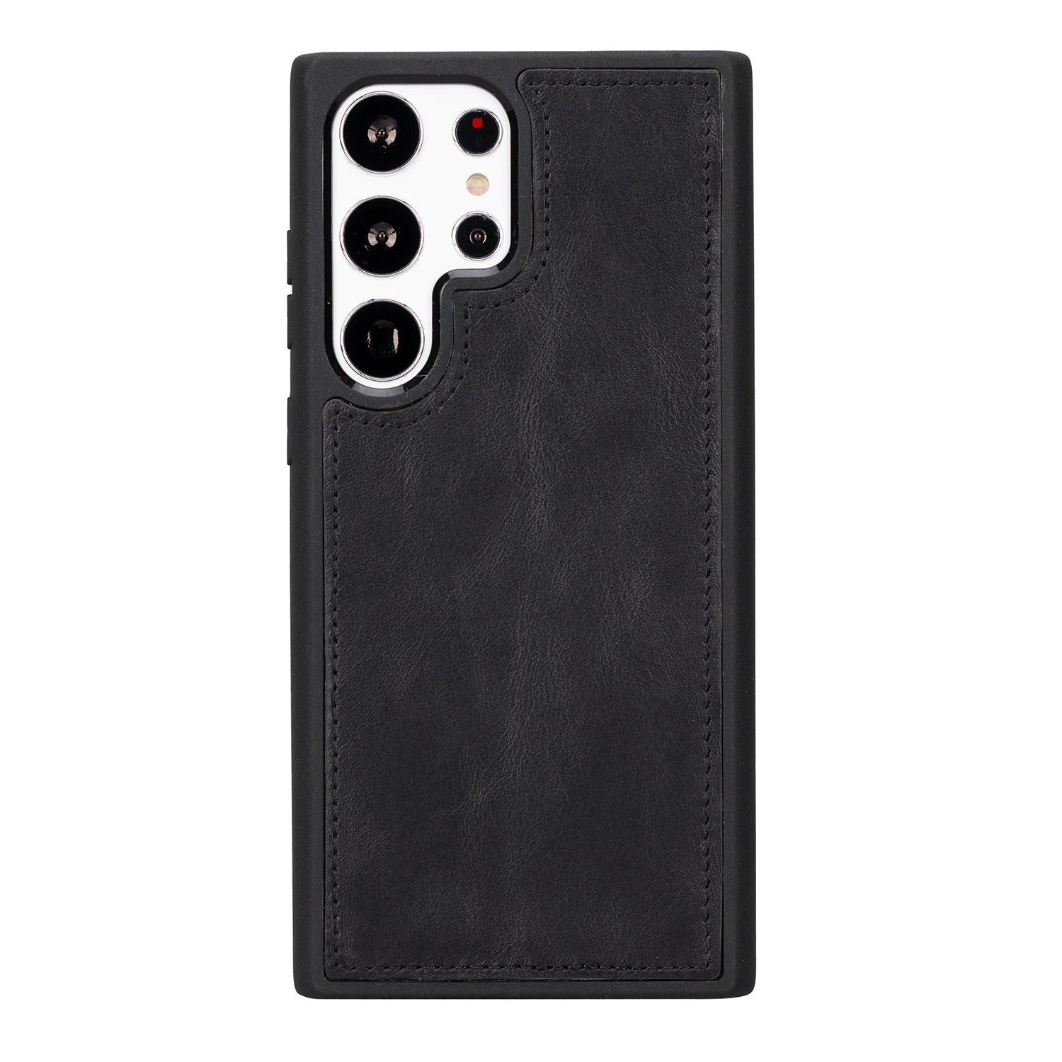 Magic Magnetic Detachable Leather RFID Blocker Wallet Case for Samsung Galaxy S23 Ultra (6.8") - BLACK