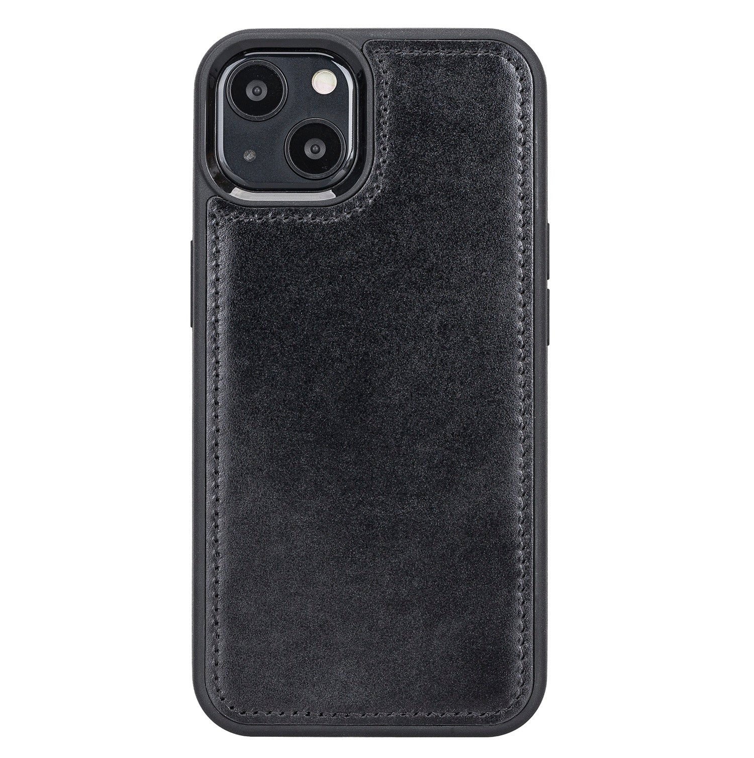 Magic Magnetic Detachable Leather Wallet Case with RFID for iPhone 13 (6.1") - BLACK