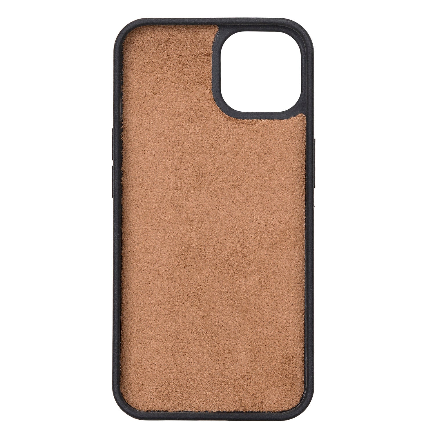 Liluri Magnetic Detachable Leather Wallet Case for iPhone 13 (6.1") - BROWN - saracleather