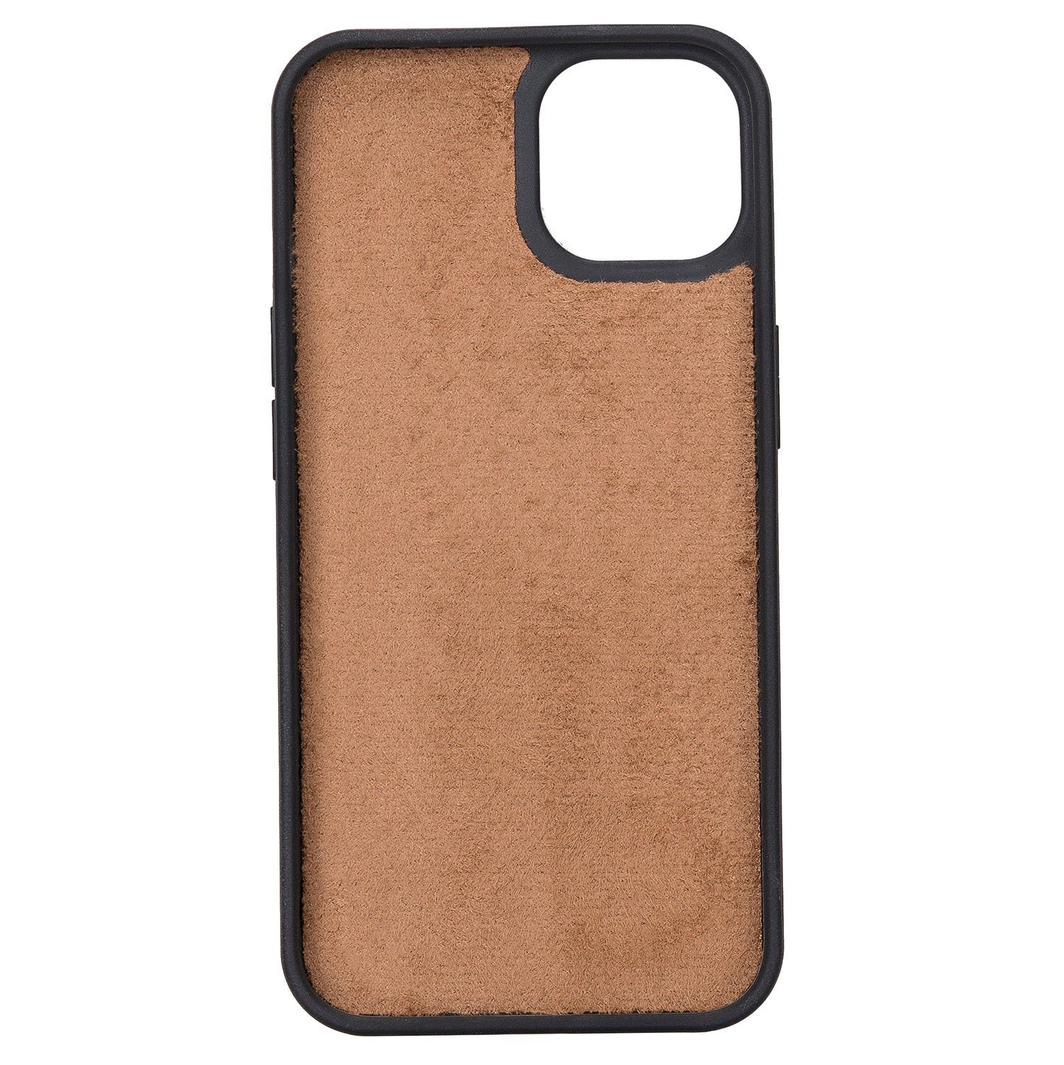 Liluri Magnetic Detachable Leather Wallet Case for iPhone 13 (6.1") - TAN - saracleather