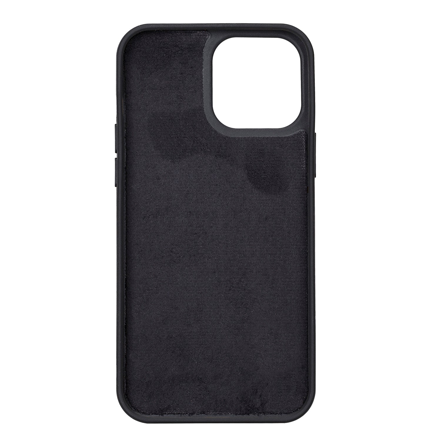 Santa Magnetic Detachable Leather Wallet Case for iPhone 13 Pro (6.1") - BLACK - saracleather