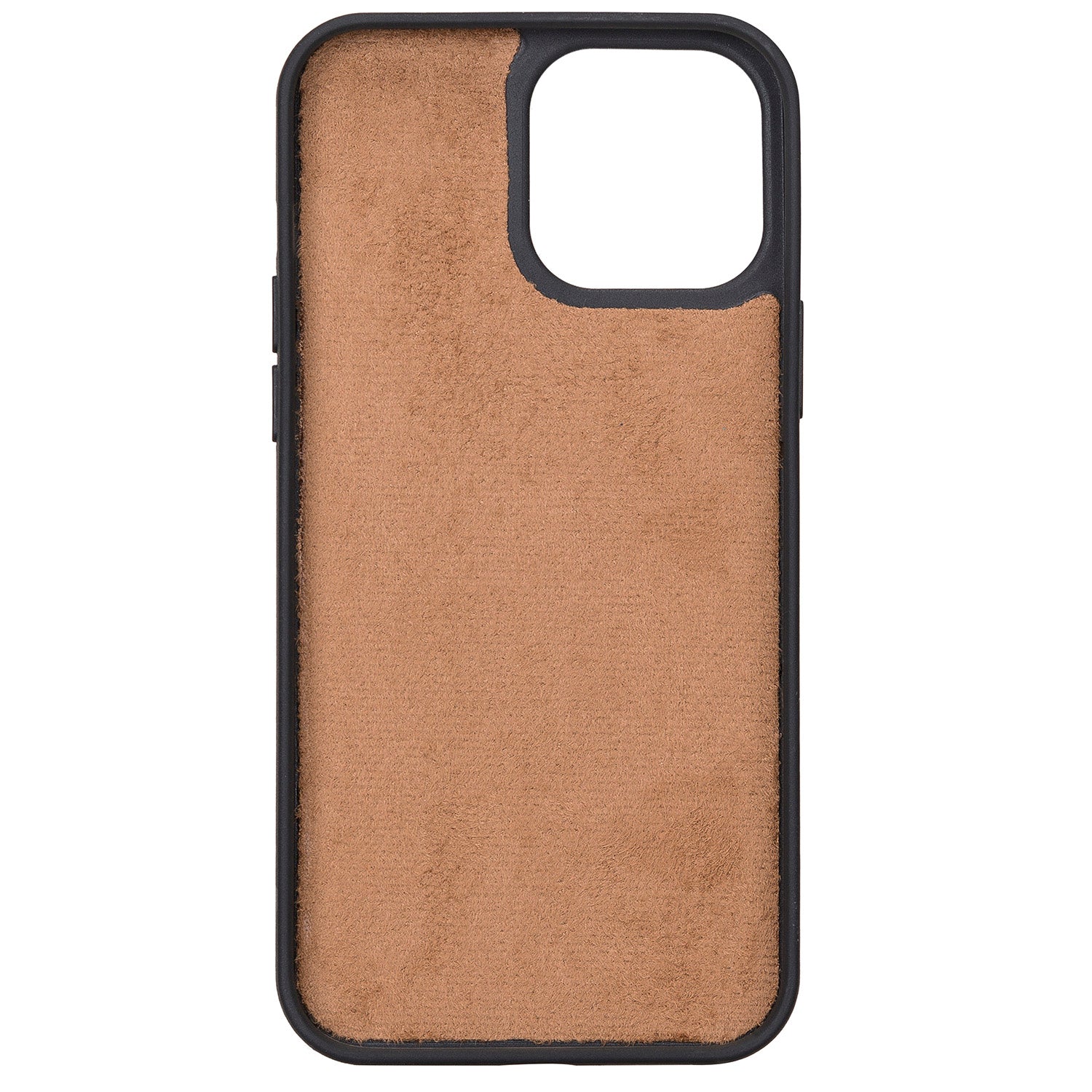 Santa Magnetic Detachable Leather Wallet Case for iPhone 13 Pro (6.1") - BROWN - saracleather