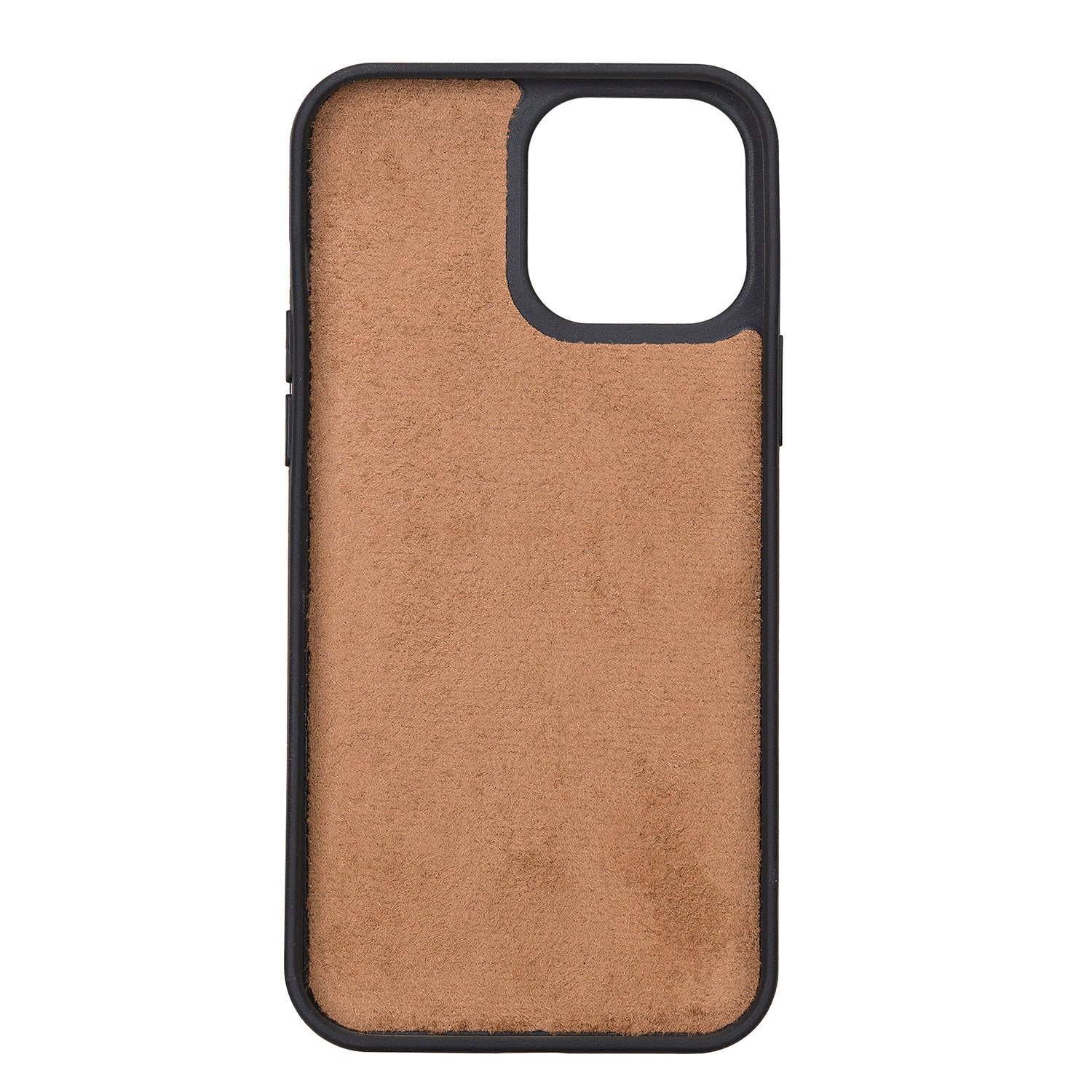 Santa Magnetic Detachable Leather Wallet Case for iPhone 13 Pro (6.1") - TAN - saracleather