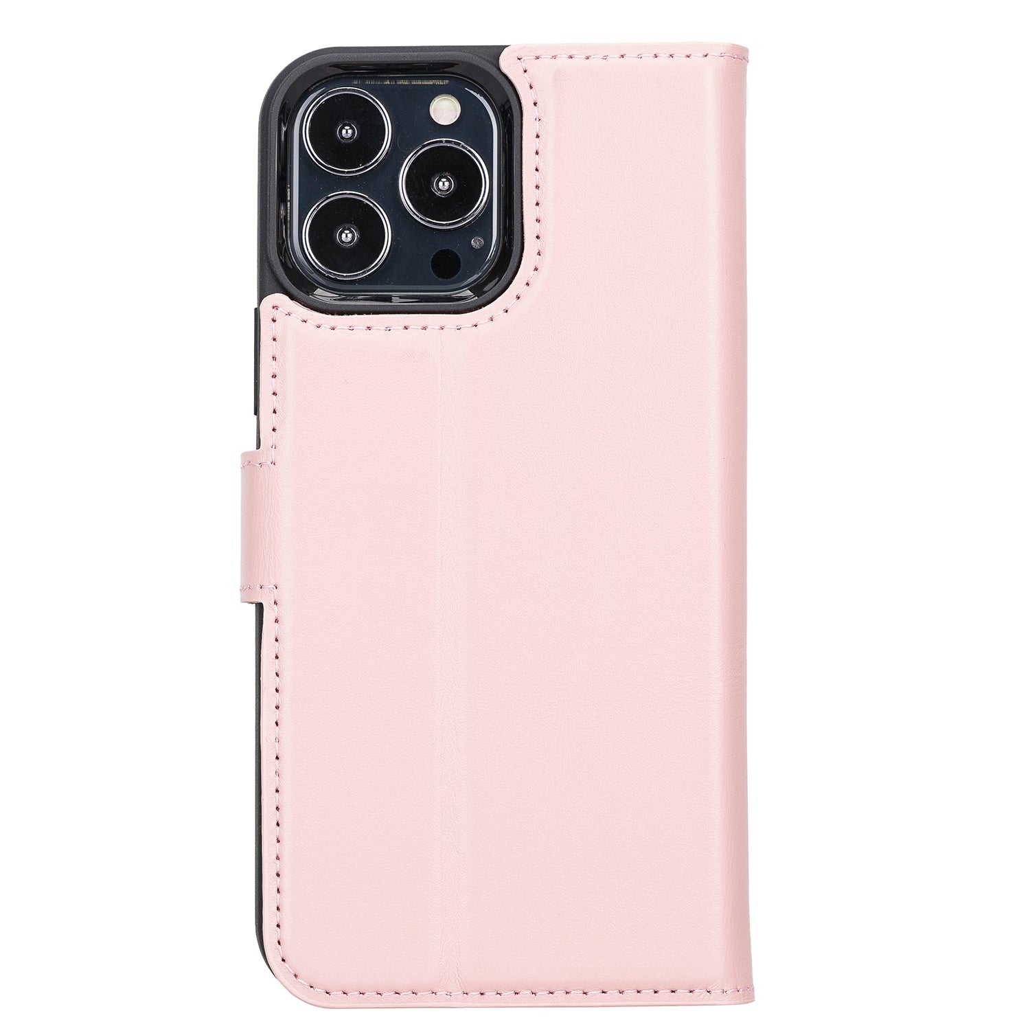 Magic Magnetic Detachable Leather Wallet Case with RFID for iPhone 13 Pro (6.1") - PINK