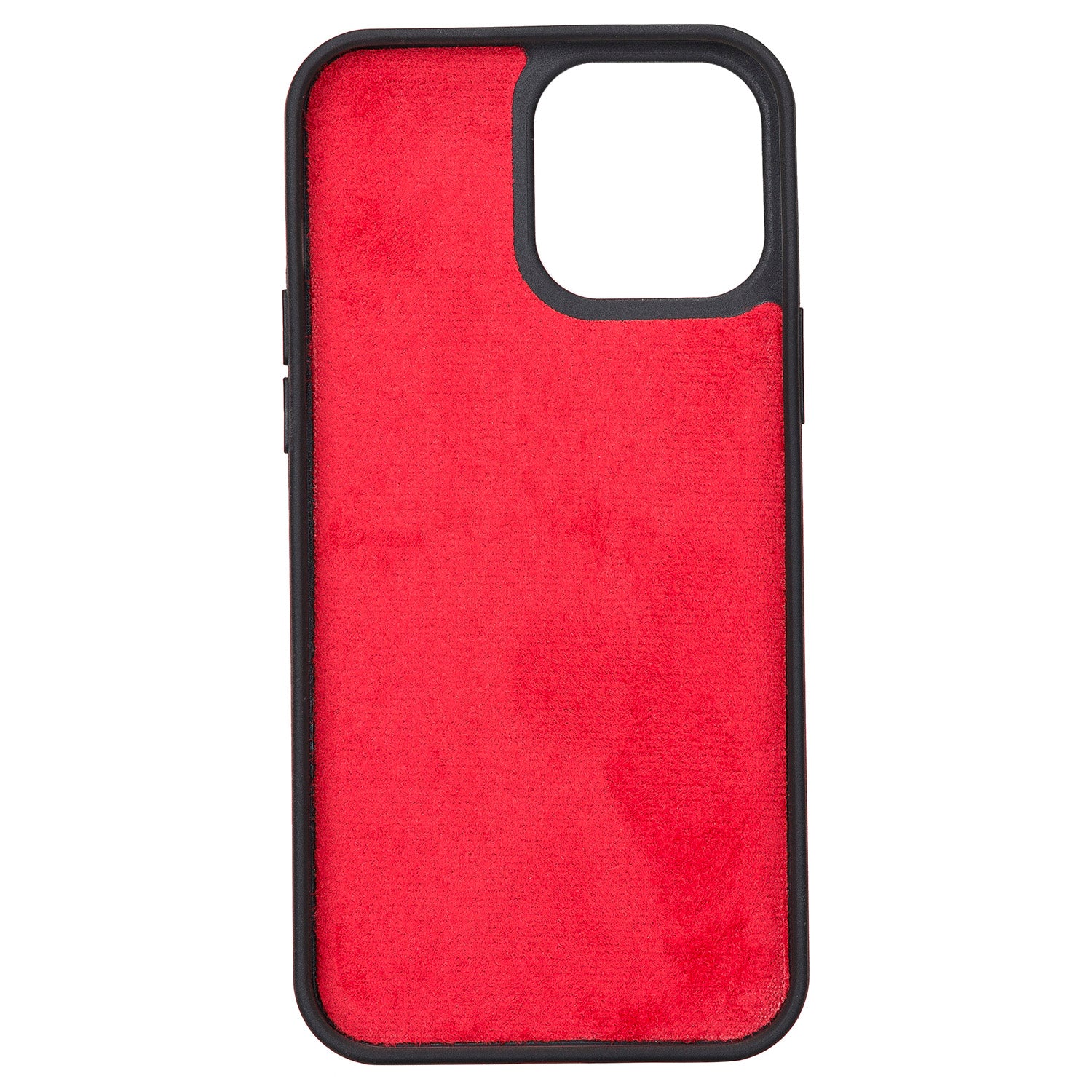 Santa Magnetic Detachable Leather Wallet Case for iPhone 13 Pro Max (6.7") - RED - saracleather