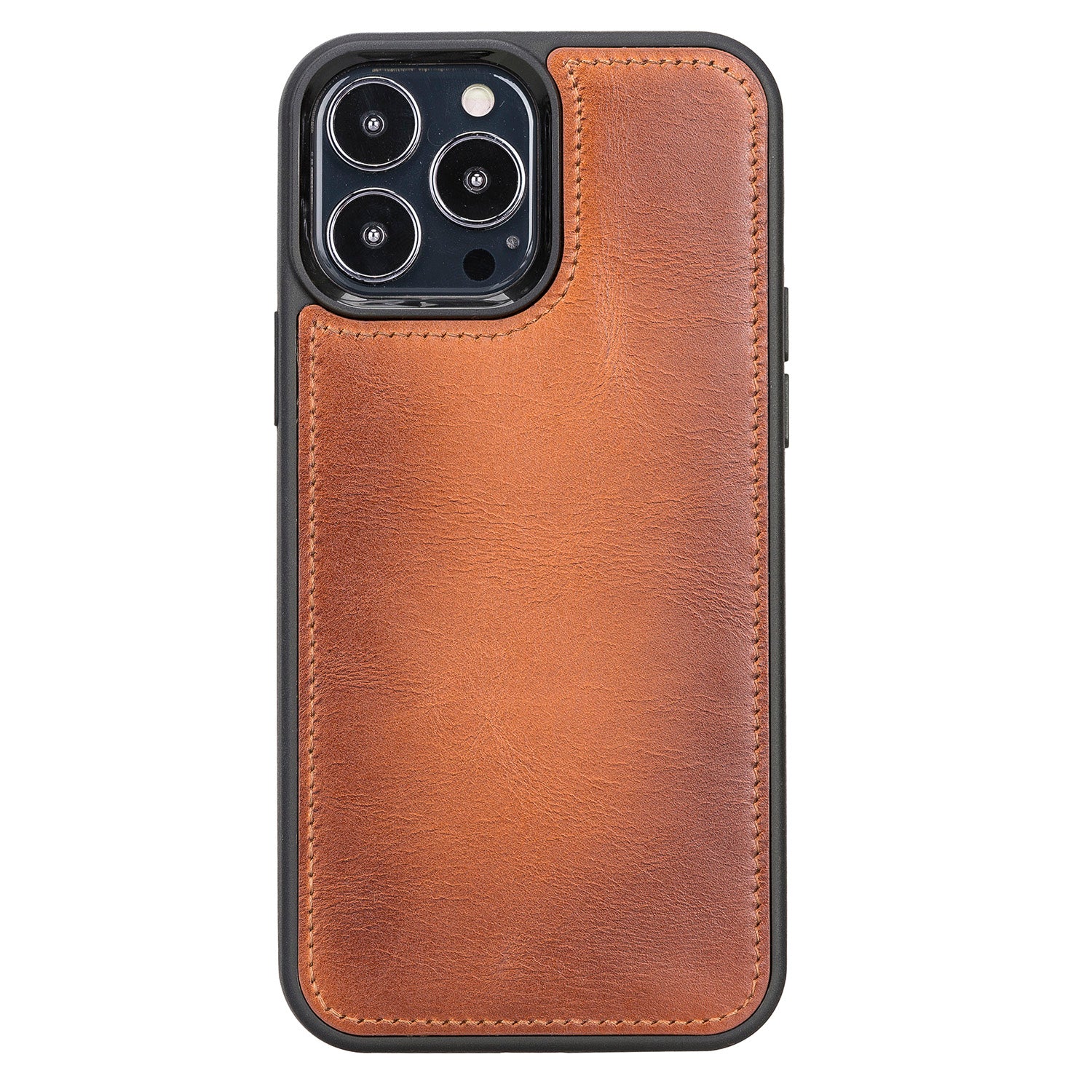 Magic Magnetic Detachable Leather Wallet Case with RFID for iPhone 13 Pro Max (6.7") - EFFECT BROWN