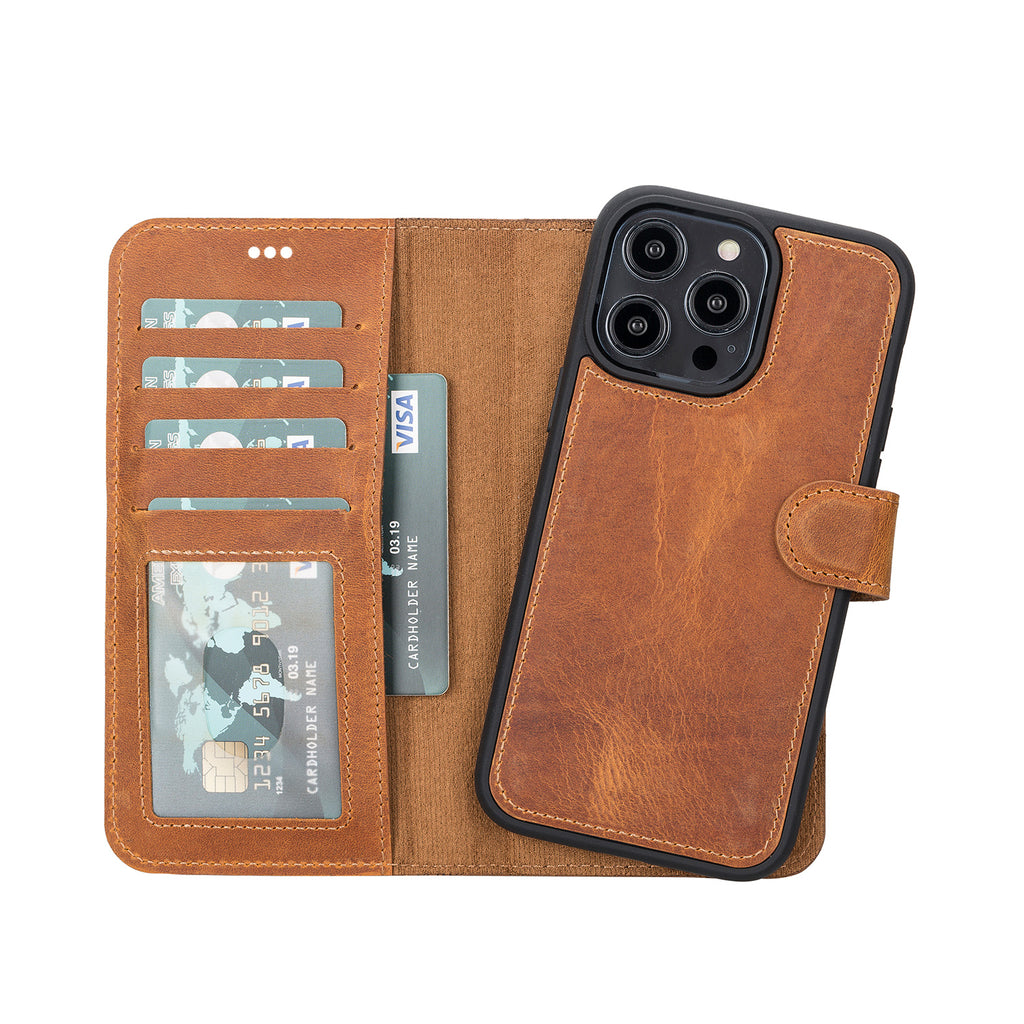 iPhone 14 Pro Max Leather Wallet Case with MagSafe - Bouletta