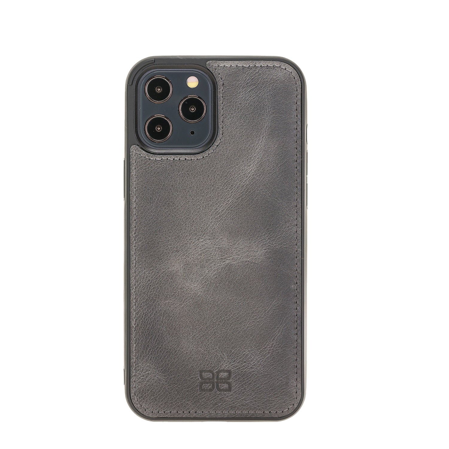 Magic Magnetic Detachable Leather Wallet Case with RFID for iPhone 12 Pro (6.1") - GRAY - saracleather