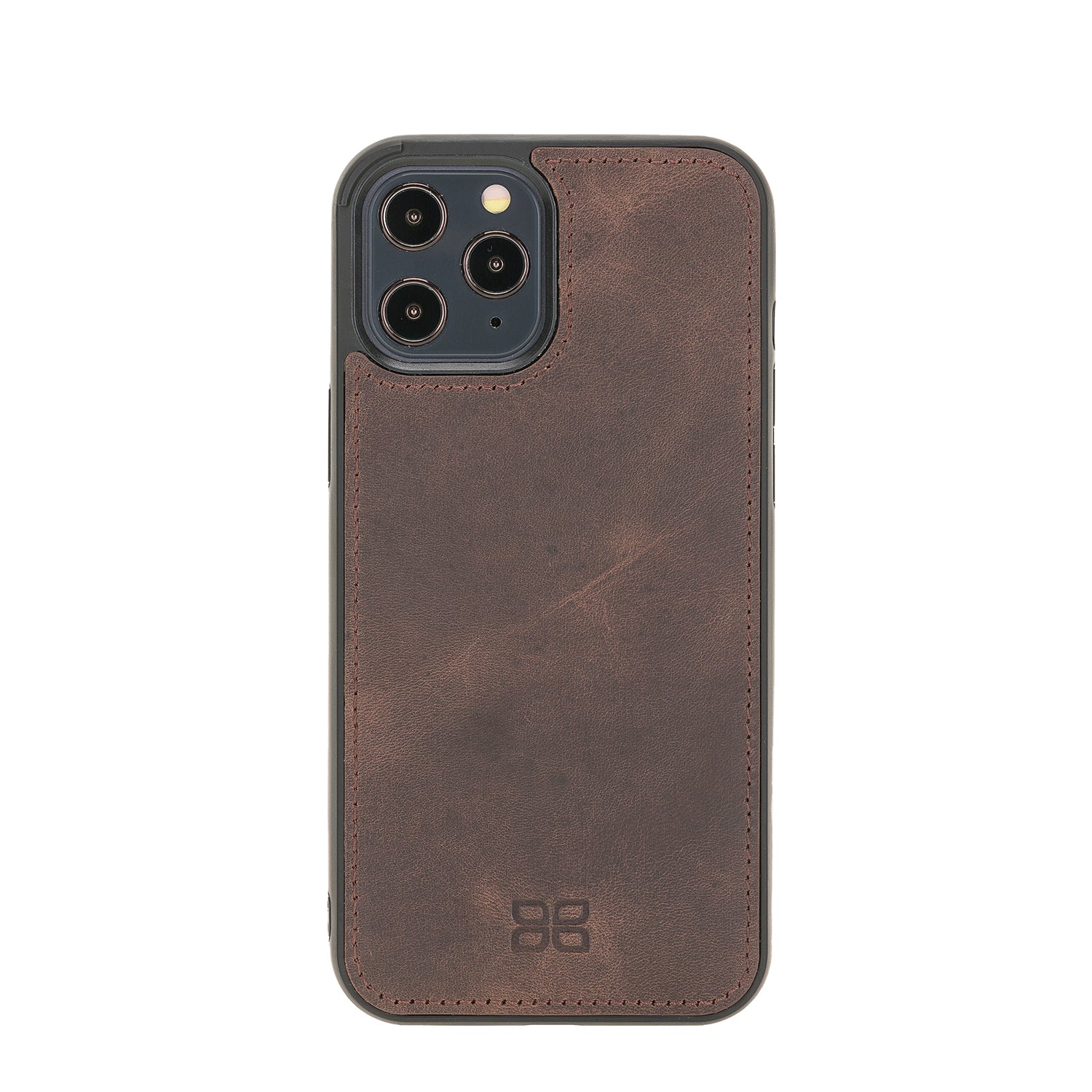 Magic Magnetic Detachable Leather Wallet Case with RFID for iPhone 12 Pro (6.1") - BROWN - saracleather