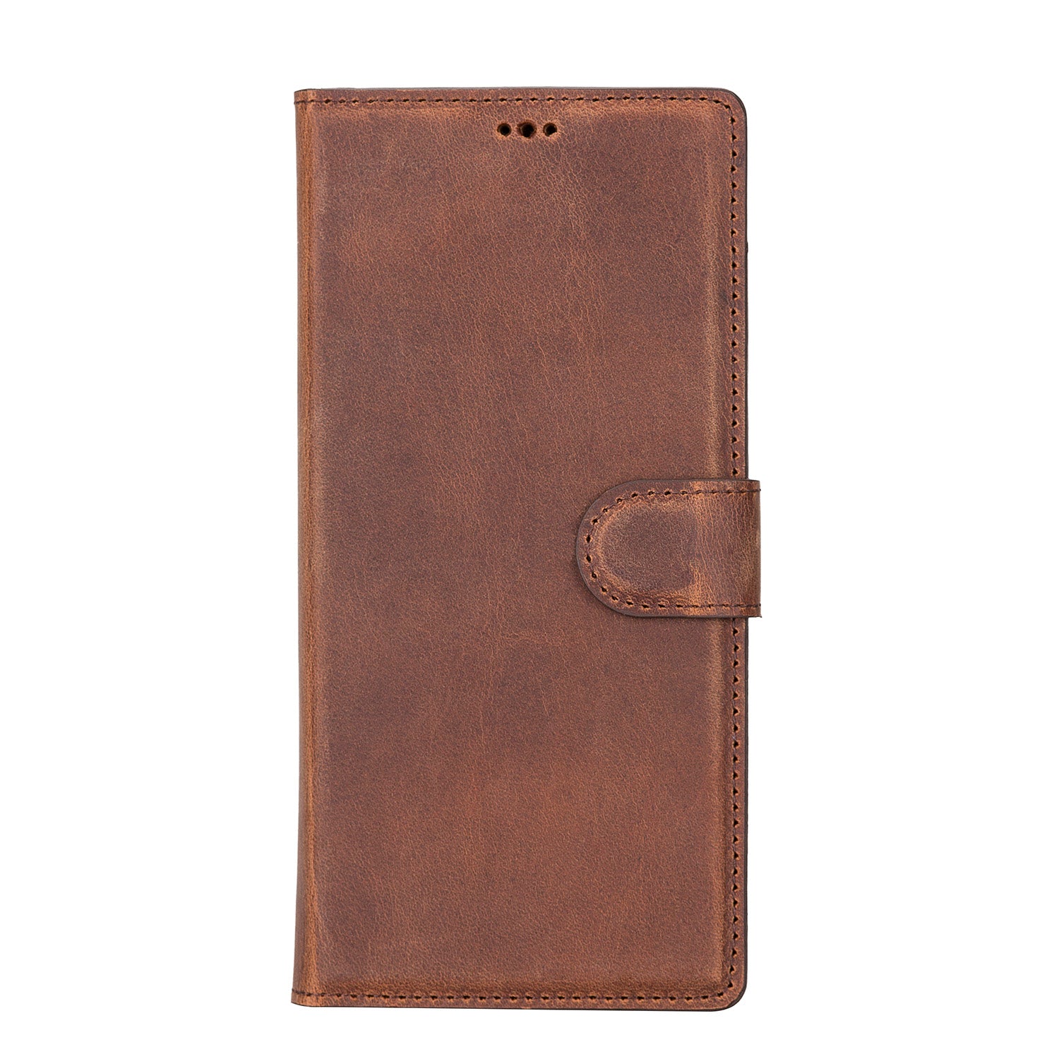 Liluri Magnetic Detachable Leather Wallet Case for Samsung Galaxy S23 Ultra (6.8") - BROWN