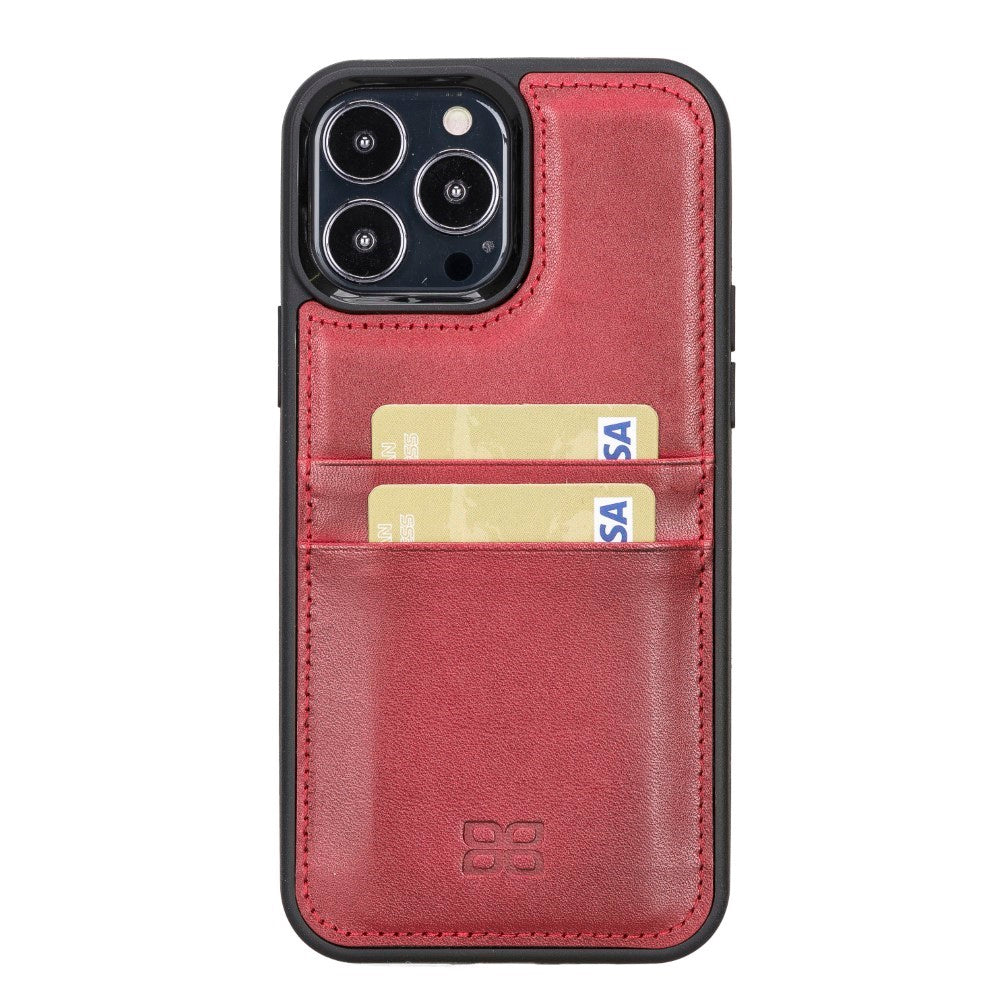 Flex Cover Card Holder iPhone 13 Series Genuine Leather Back Cover