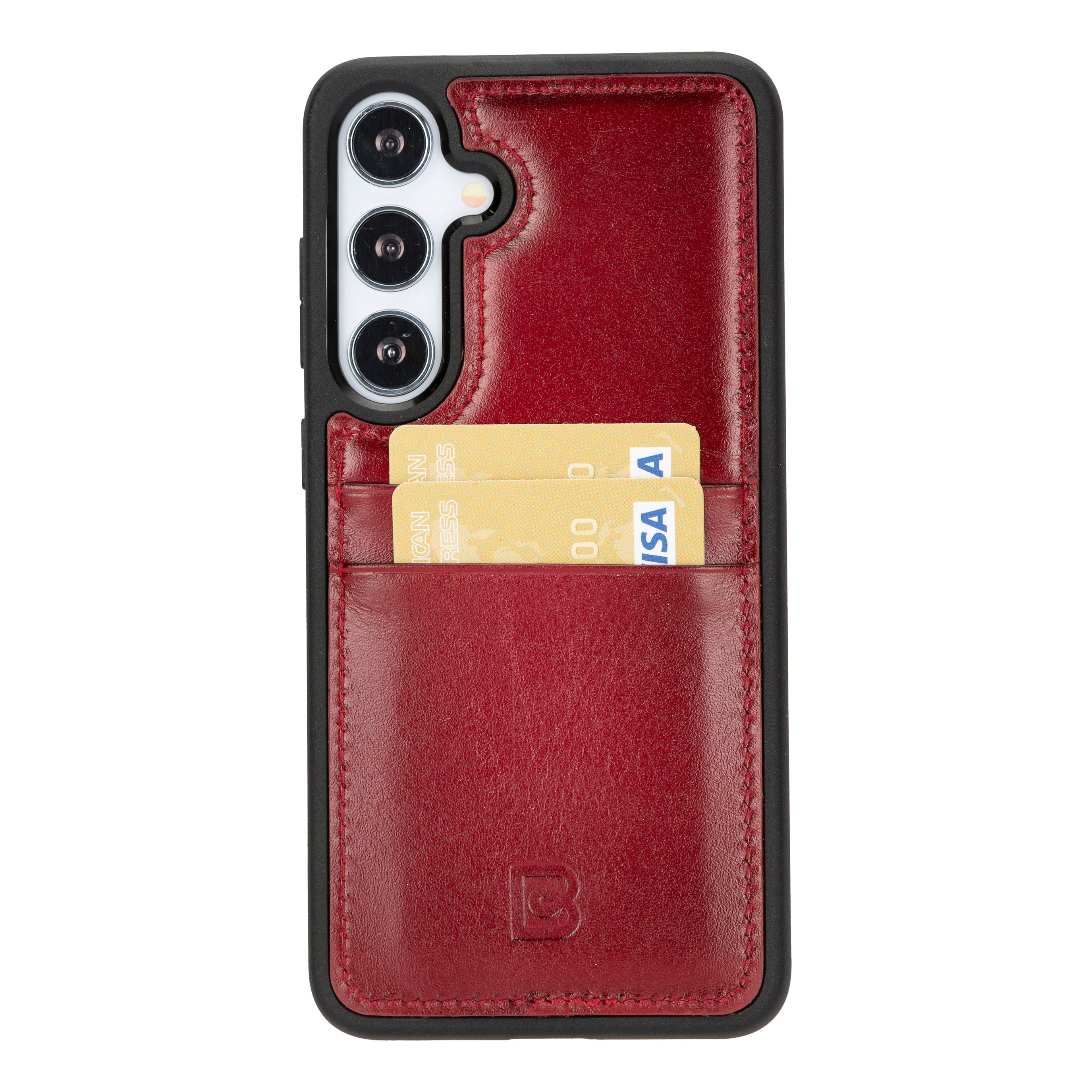 Flex Cover Card Holder Samsung Galaxy S24 Series Genuine Leather Back Cover / FXC CCP