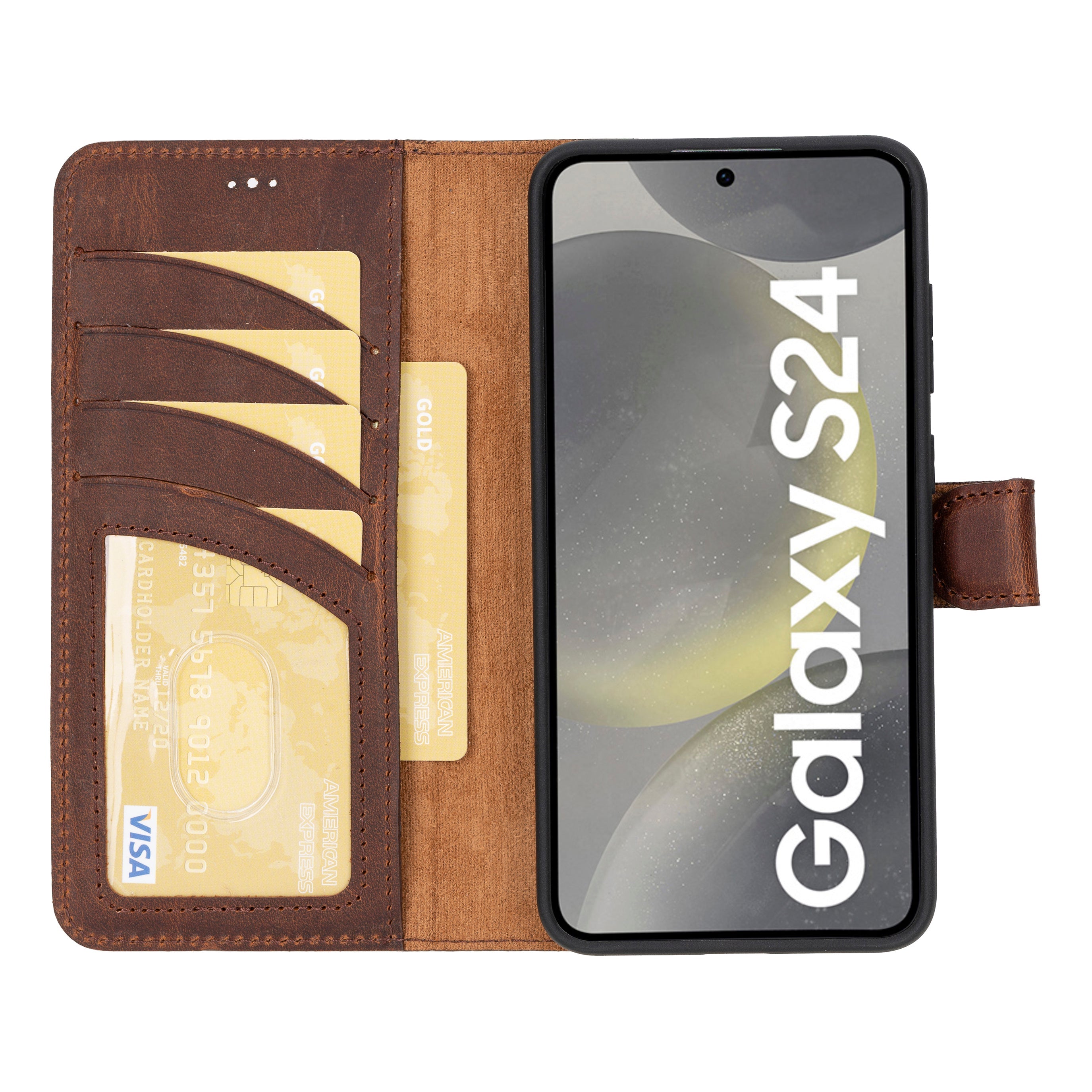 Samsung Galaxy S24 Series Leather Wallet Cases RFID - MW