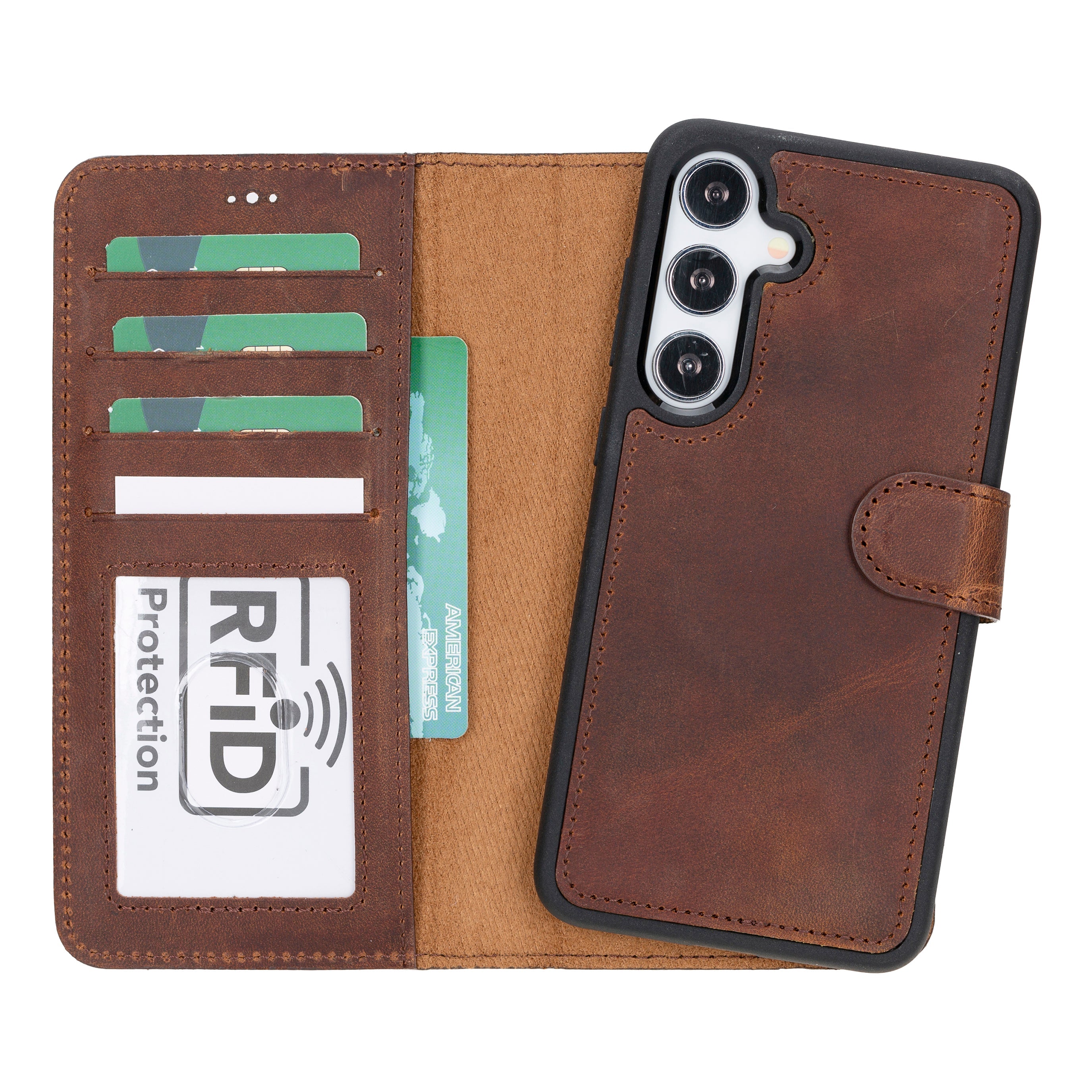 Samsung Galaxy S24 Series Leather Wallet Cases RFID - MW