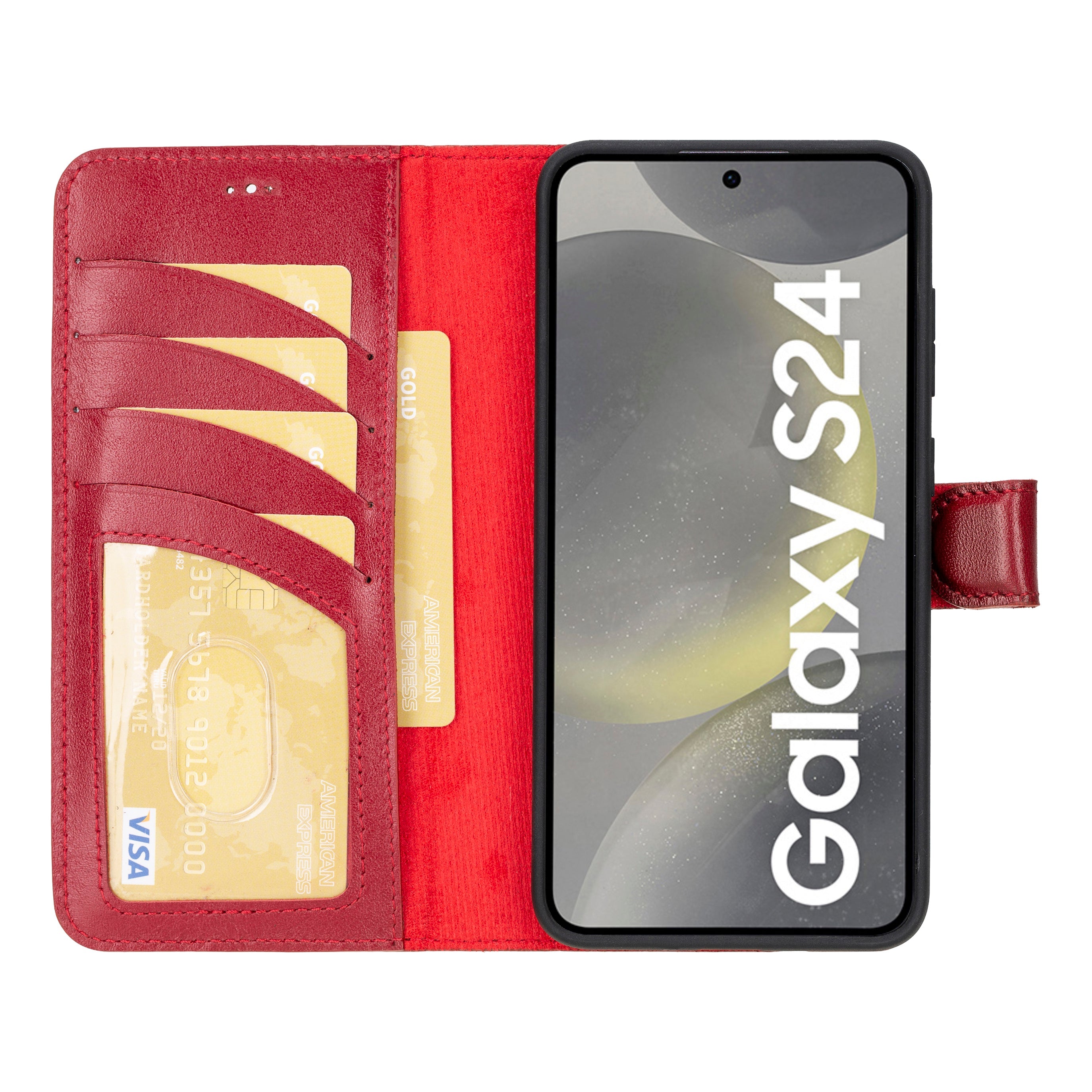 Samsung Galaxy S24 Series Leather Wallet Cases RFID - MW