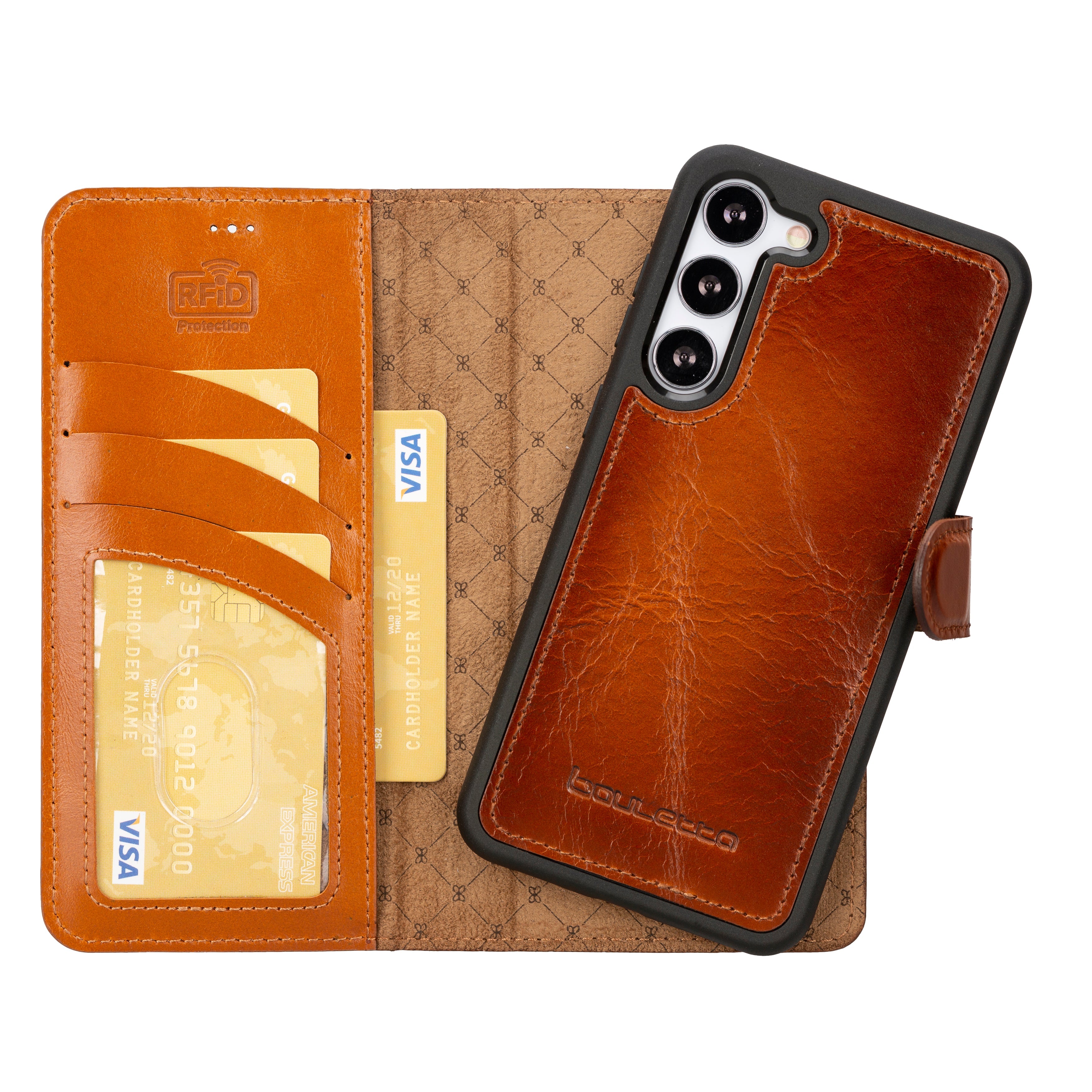 Magic Samsung Galaxy S25 Leather Detachable Wallet Case