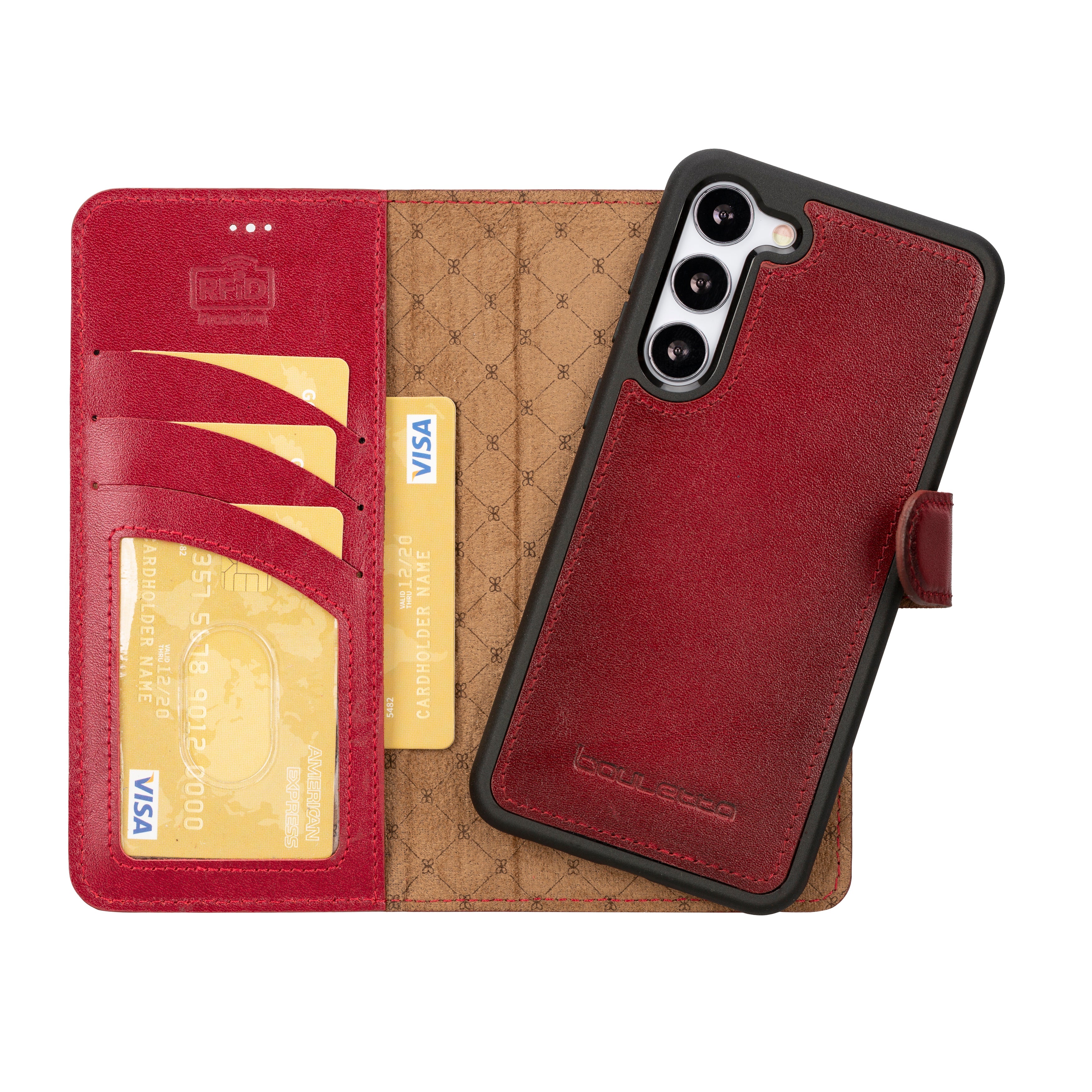 Magic Samsung Galaxy S25 Leather Detachable Wallet Case