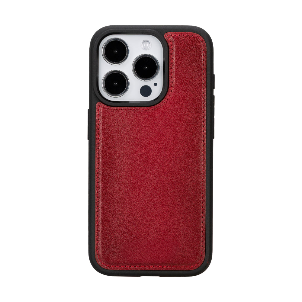 Magic iPhone 16 Pro Genuine Leather Detachable Wallet Case