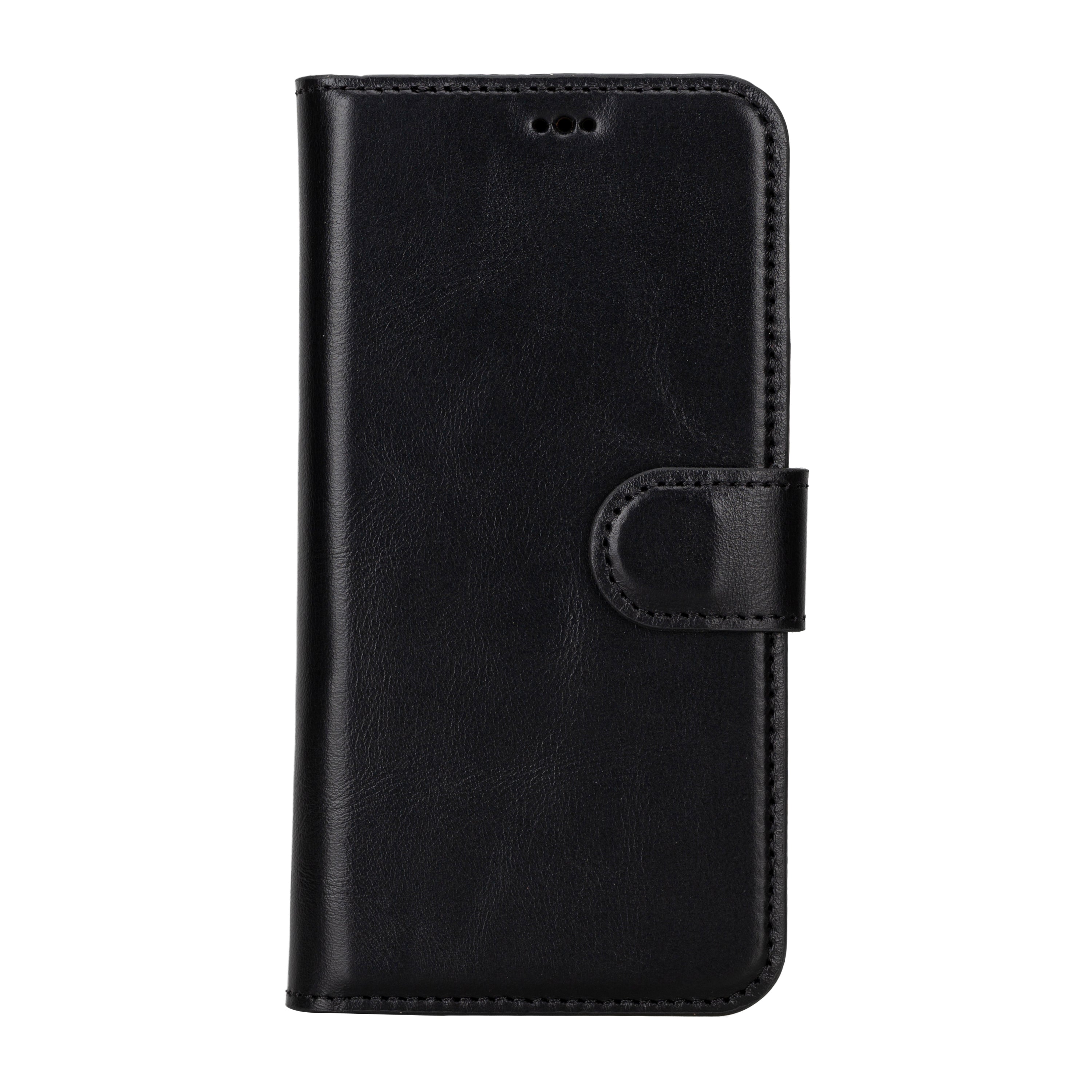 Magic iPhone 16 Pro Max Genuine Leather Detachable Wallet Case