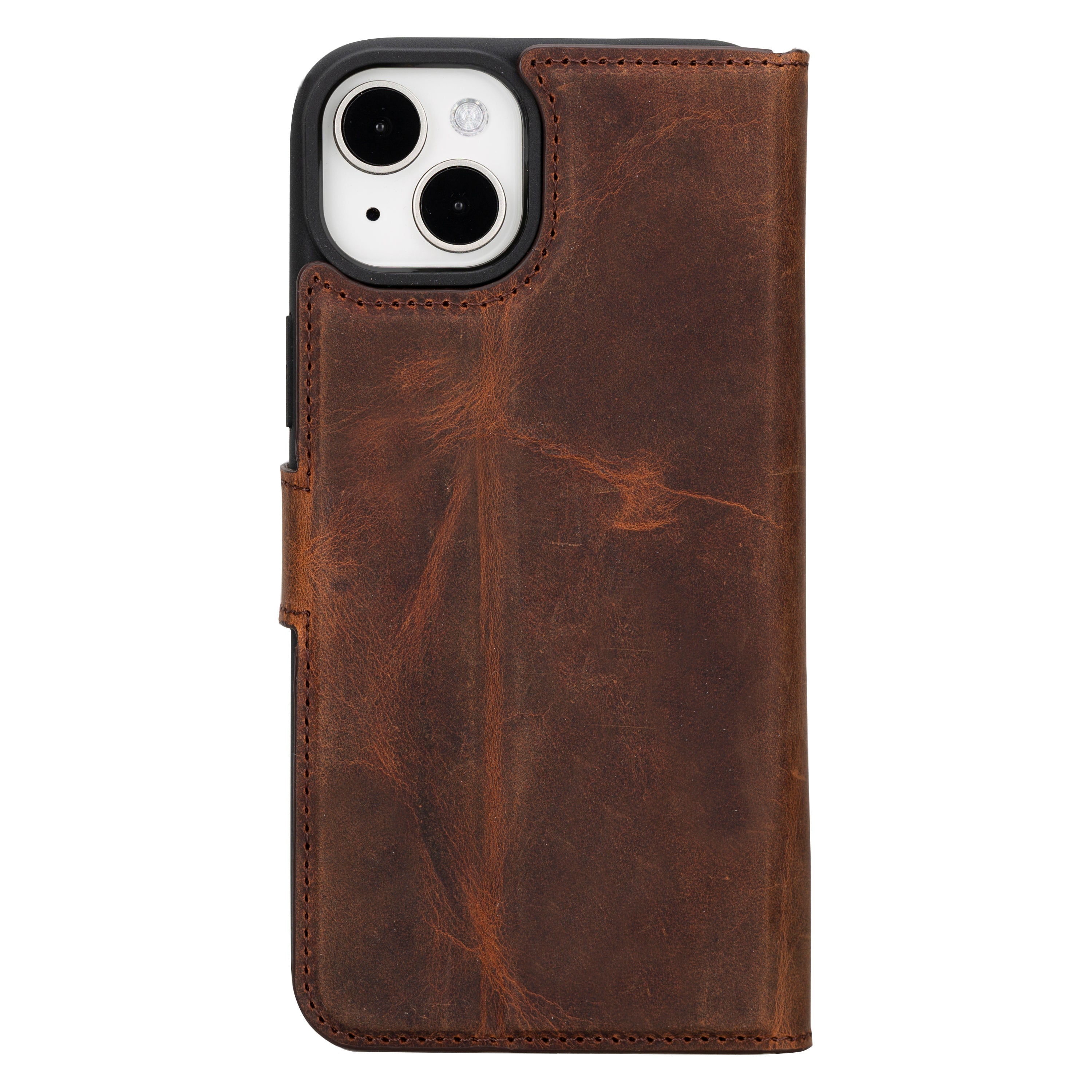 Magic iPhone 16 Series Detachable Genuine Leather Case / MW