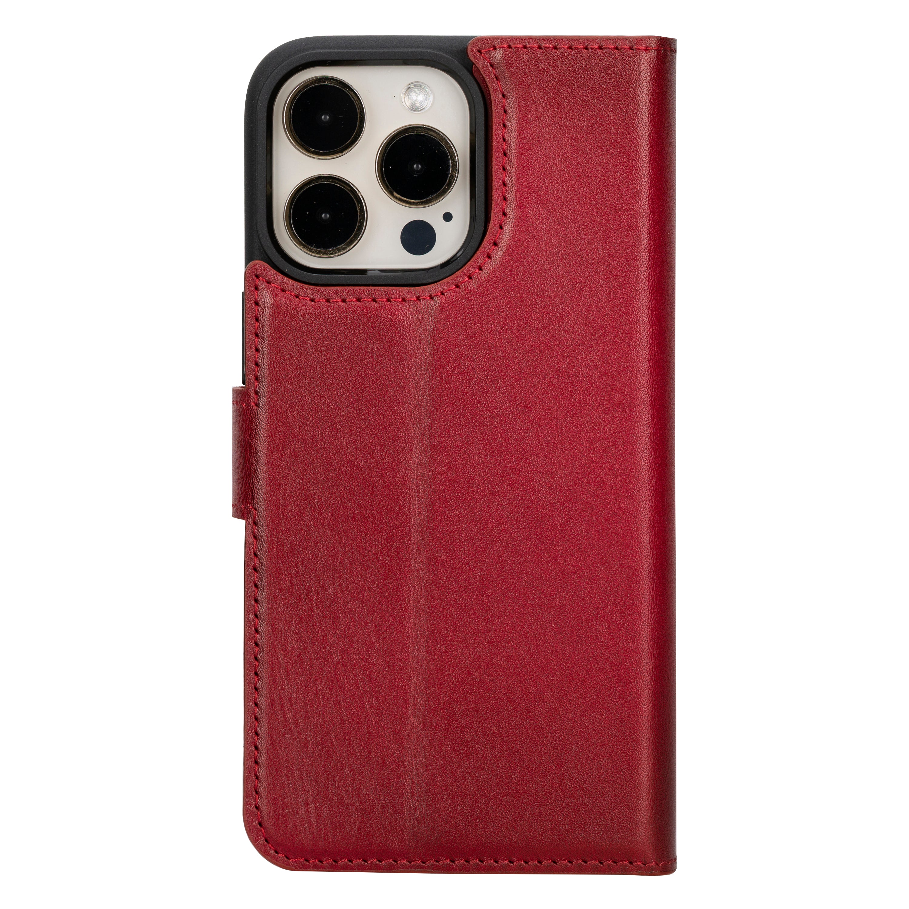 Magic iPhone 15 Series Detachable Genuine Leather Case