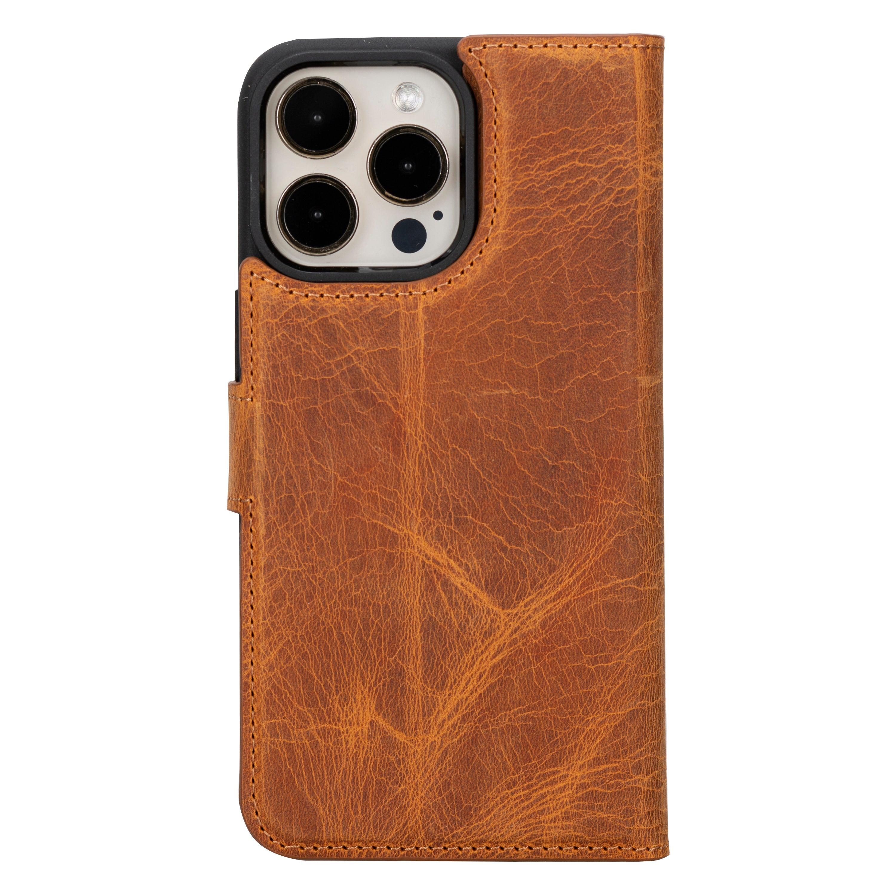 Magic iPhone 16 Series Detachable Genuine Leather Case / MW