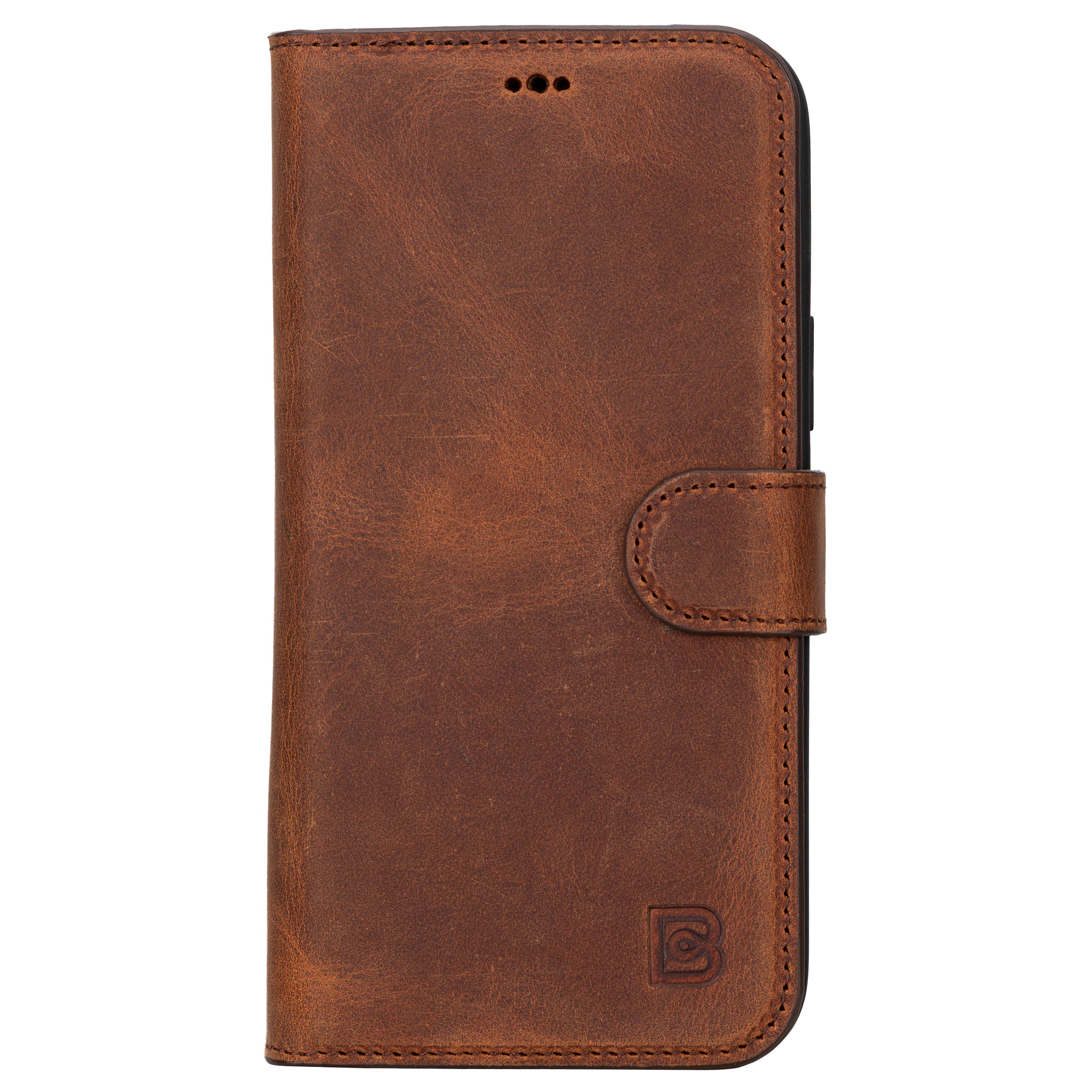 Magic iPhone 16 Genuine Leather Detachable Wallet Case