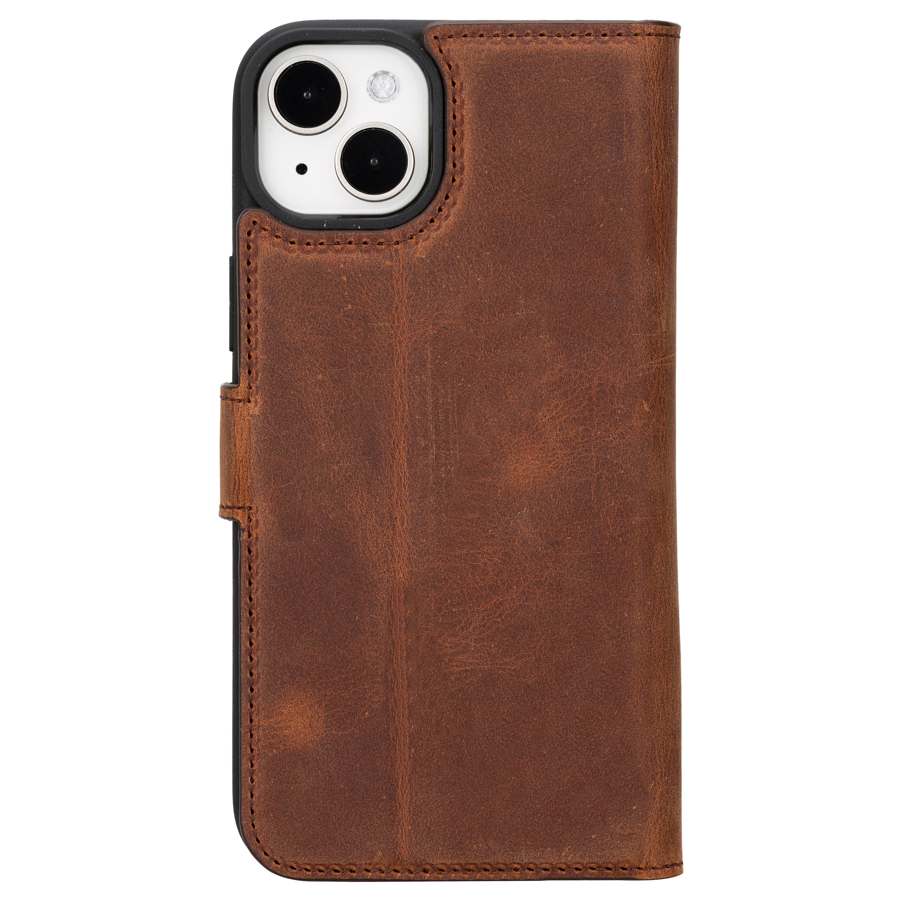 Magic iPhone 16 Genuine Leather Detachable Wallet Case