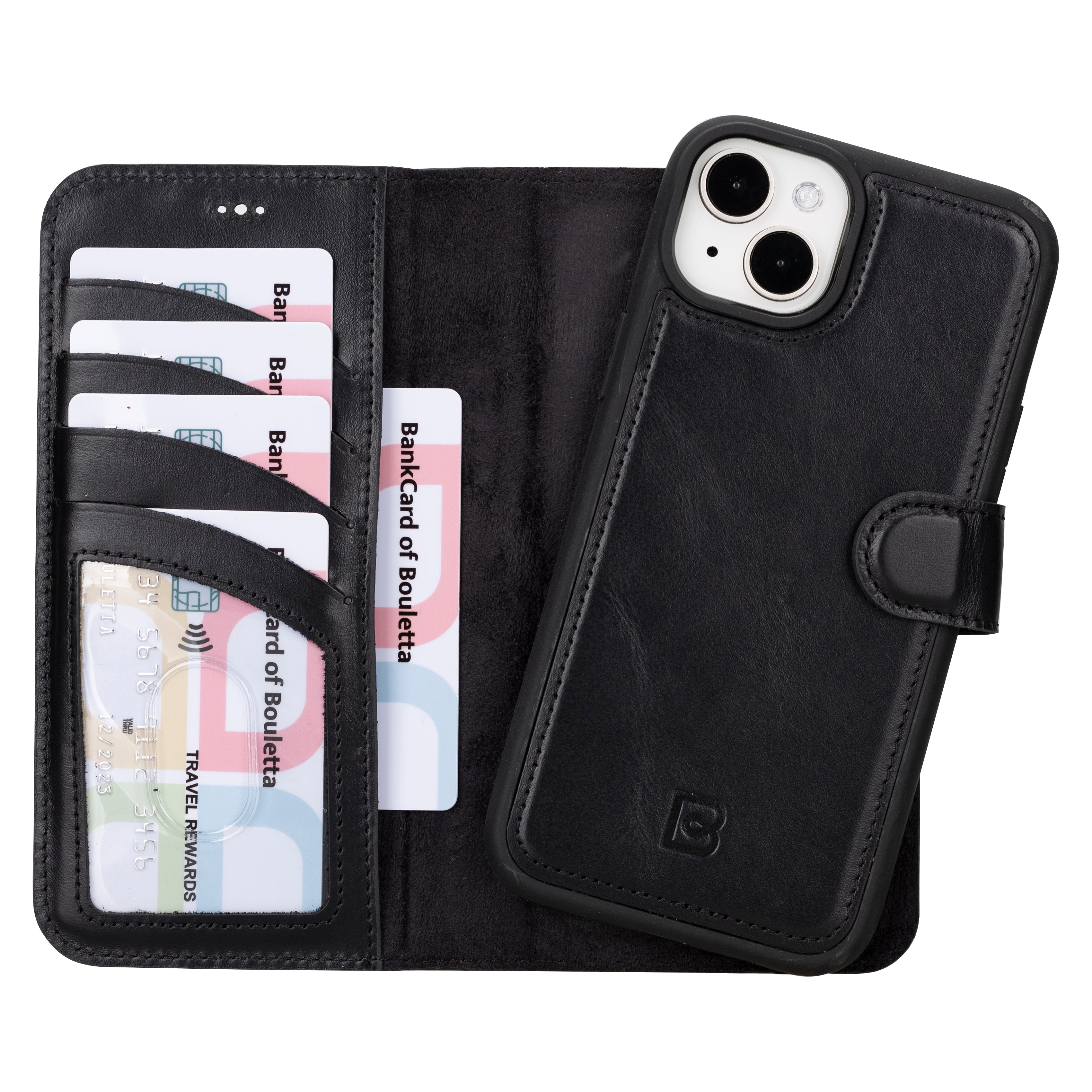 Magic iPhone 16 Series Detachable Genuine Leather Case / MW