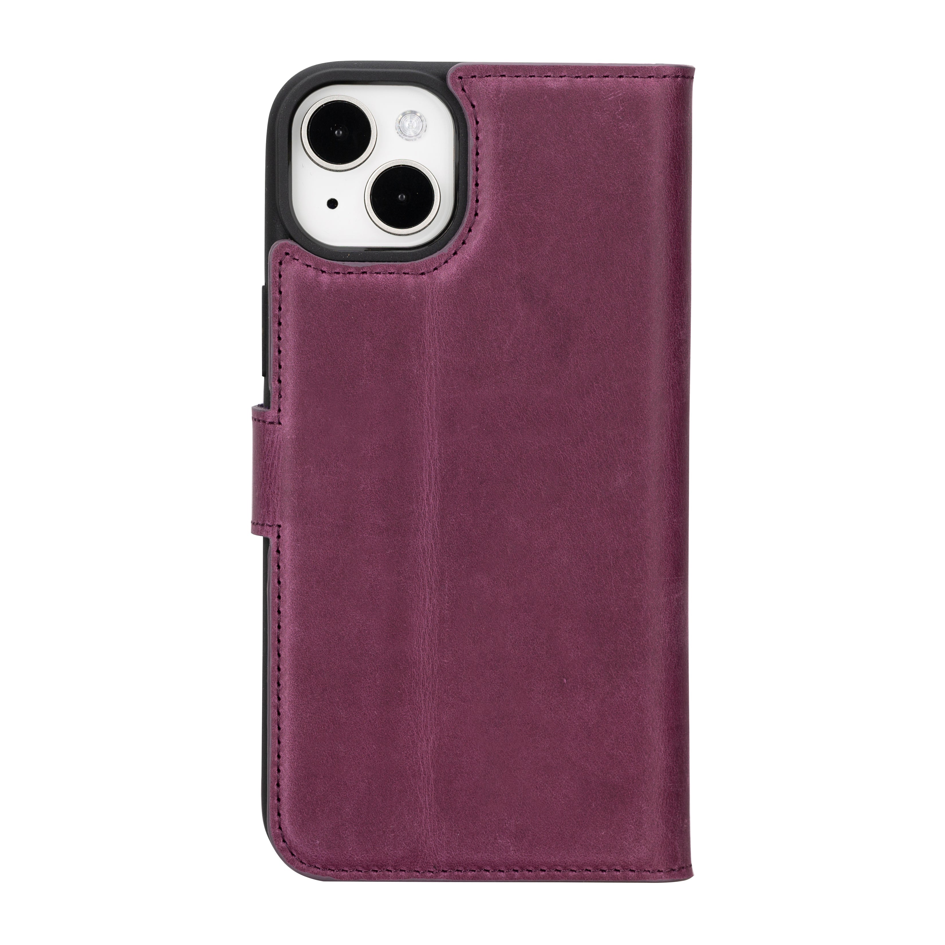 Magic iPhone 16 Genuine Leather Detachable Wallet Case