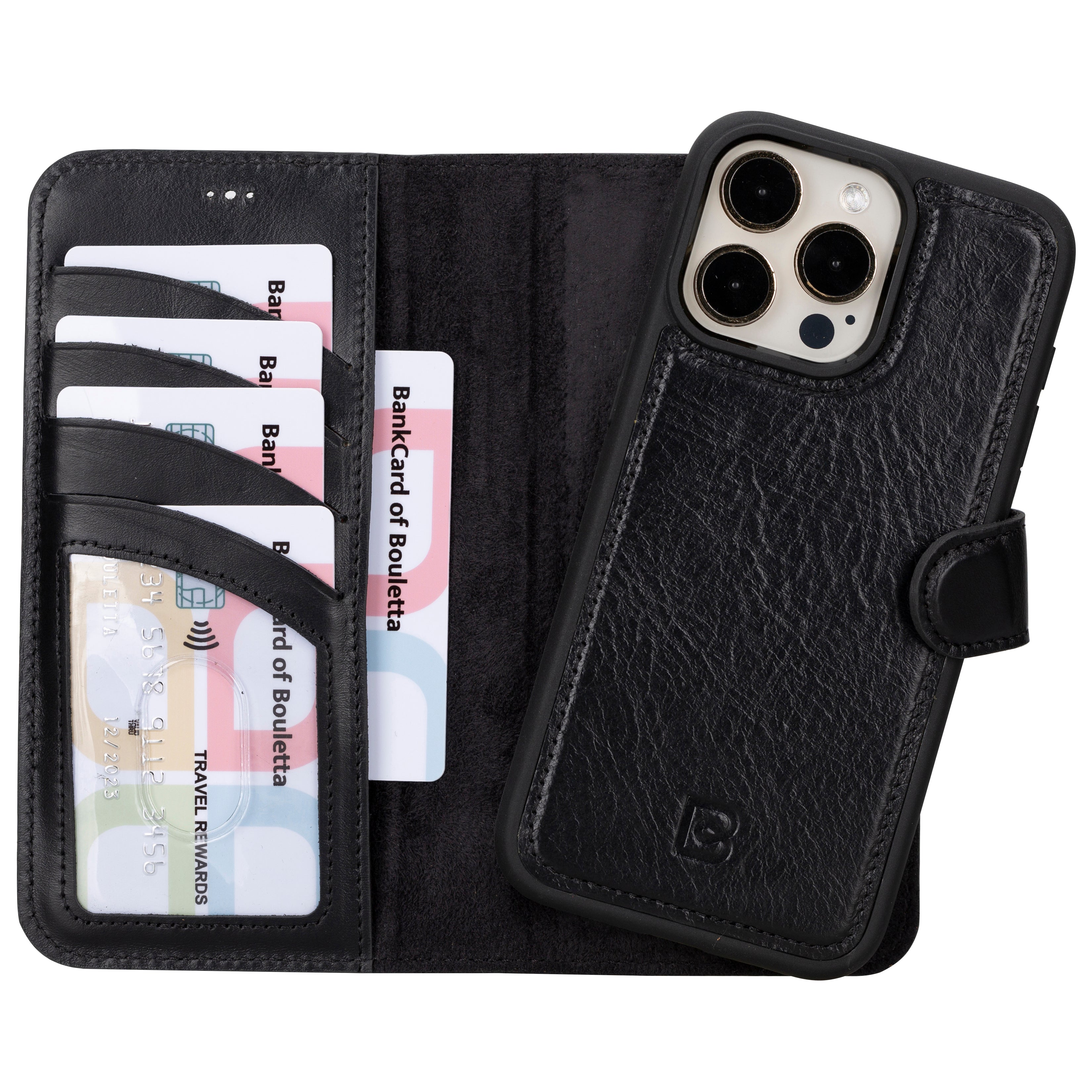 Magic iPhone 16 Series Detachable Genuine Leather Case / MW