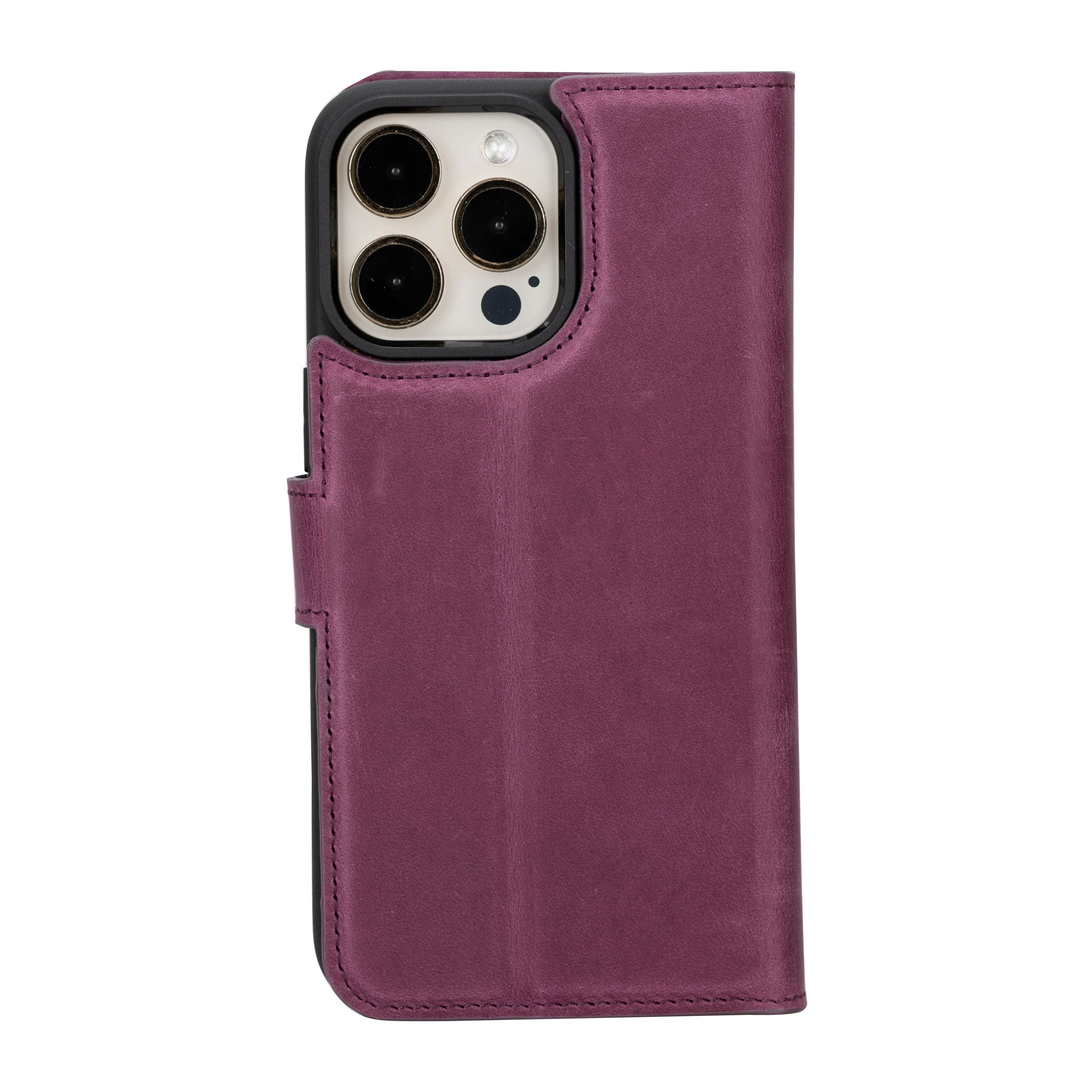 Magic iPhone 16 Series Detachable Genuine Leather Case / MW