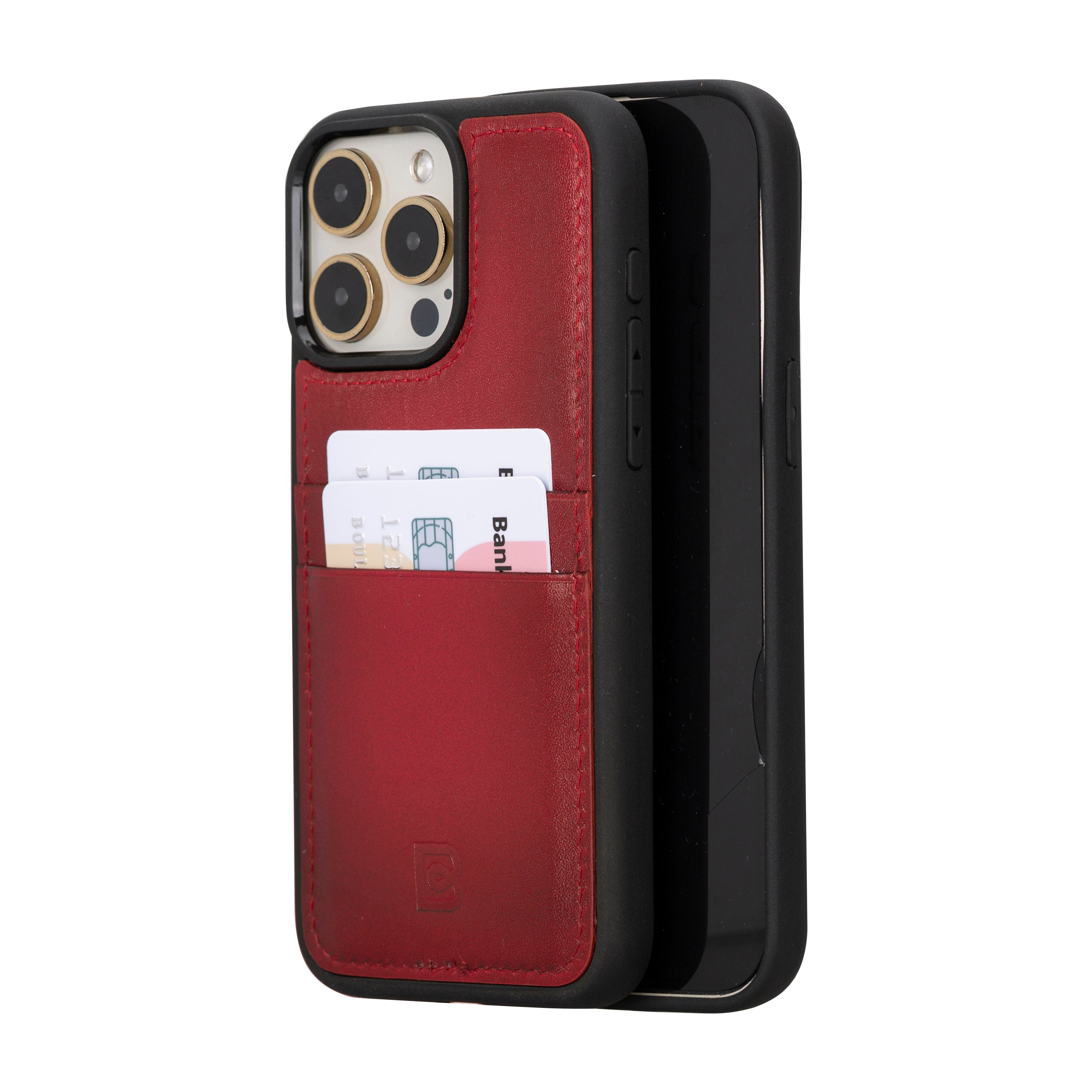 Flex Cover Card Holder iPhone 15 Series Genuine Leather Case