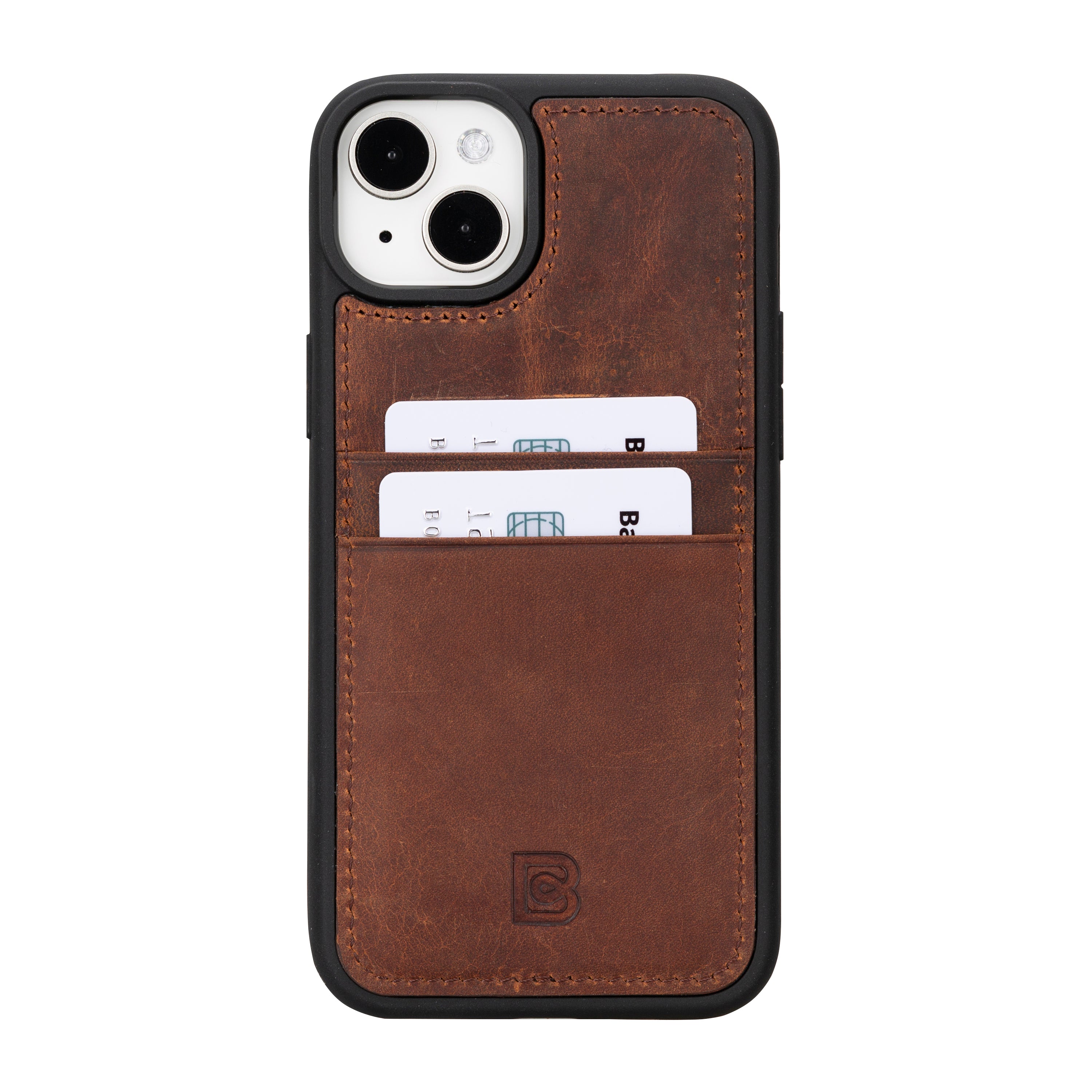 Flex Cover Card Holder iPhone 15 Series Genuine Leather Case