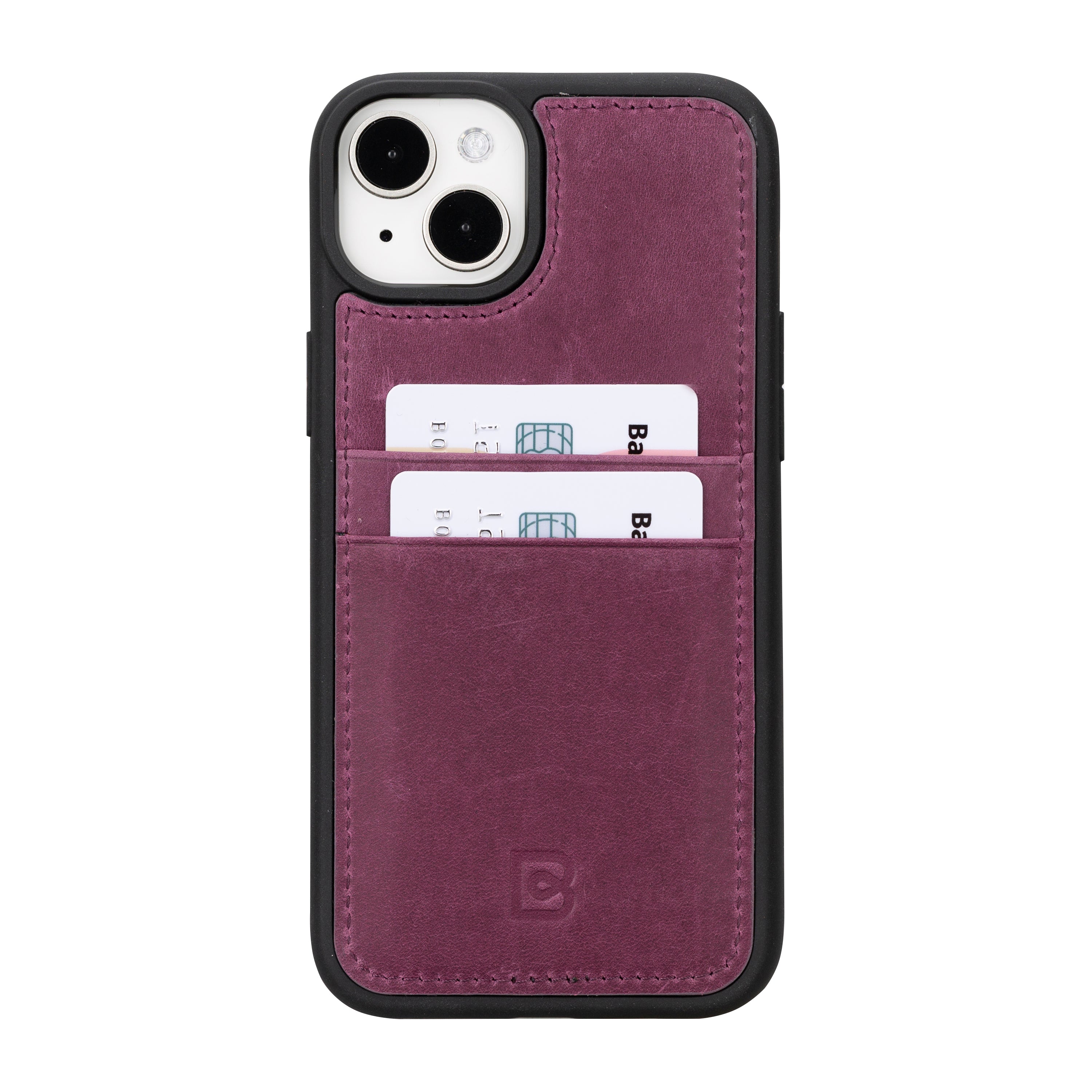 Flex Cover Card Holder iPhone 15 Series Genuine Leather Case