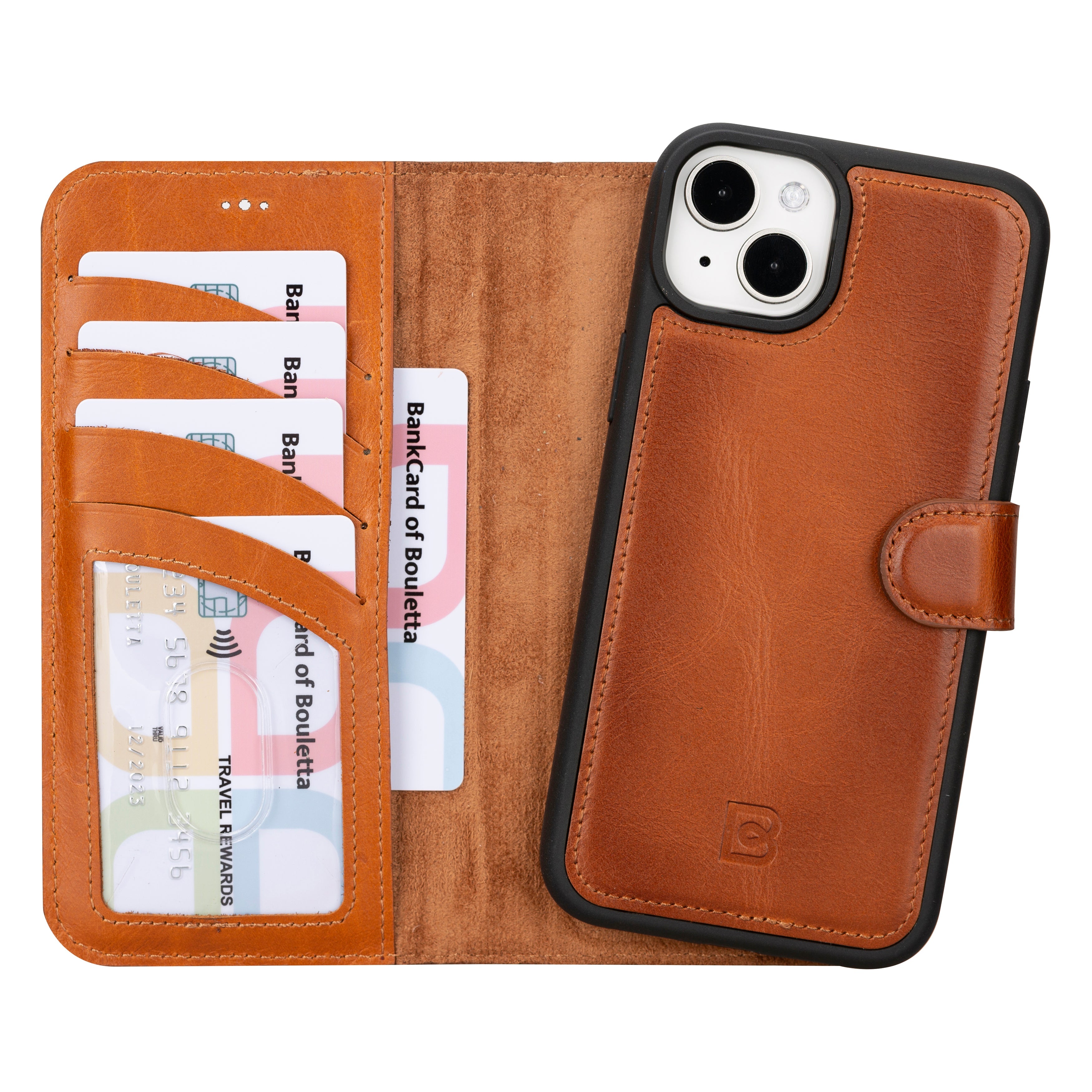 Magic iPhone 16 Series Detachable Genuine Leather Case / MW