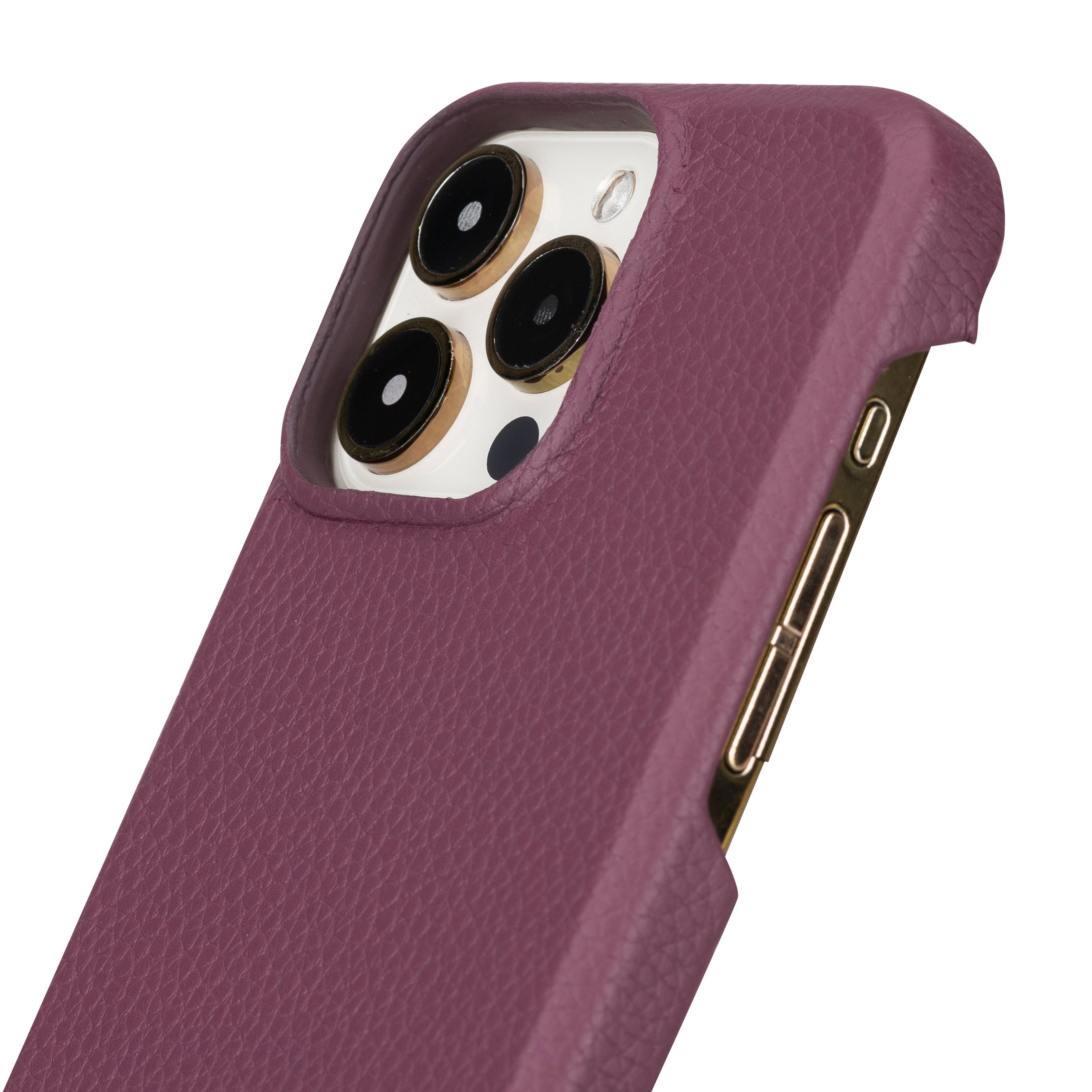 F360 iPhone 15 Series Full Genuine Leather Back Cover