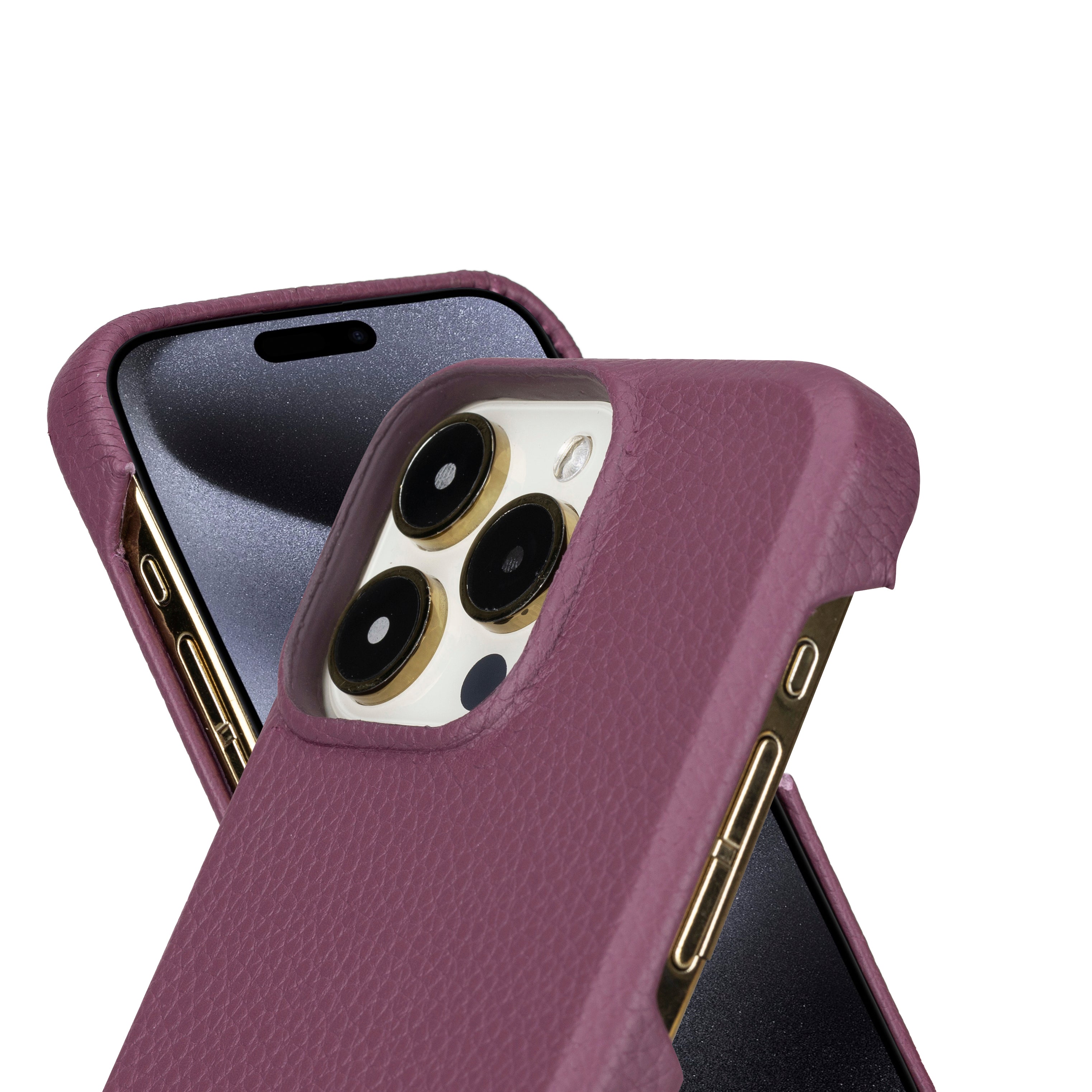 F360 Genuine Leather iPhone 15 Pro Max Case