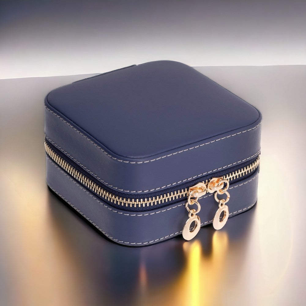 Amanda Geniune Leather Jewelry Box