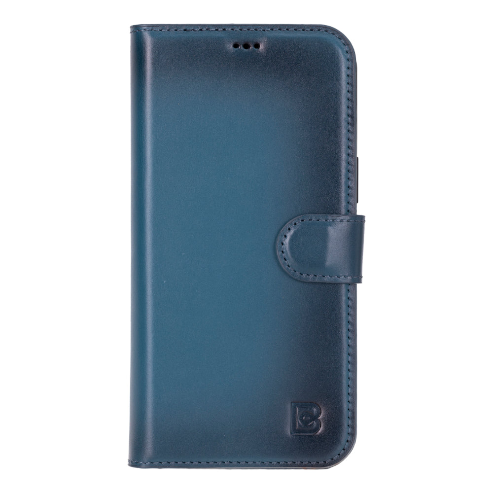 Magic iPhone 16 Pro Max Detachable Genuine Leather Wallet Case