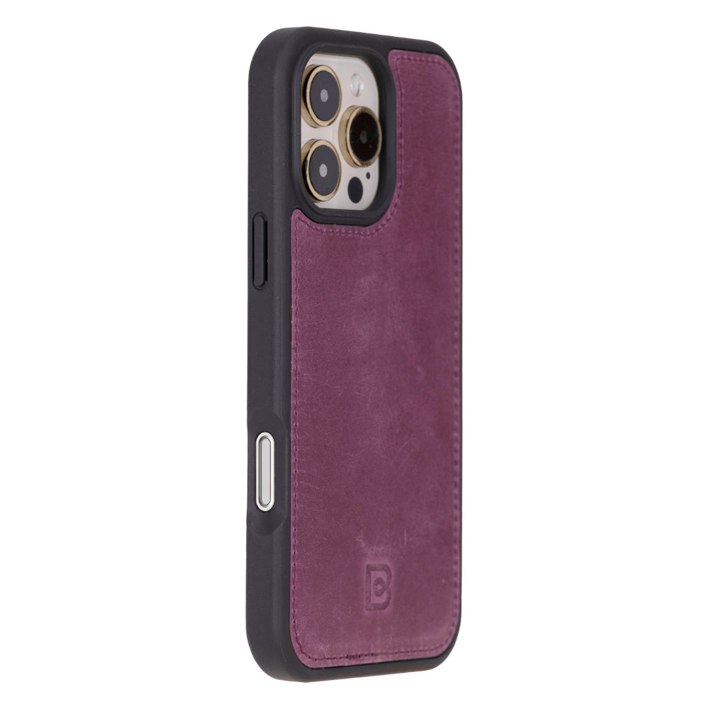 Magic iPhone 16 Pro Max Detachable Genuine Leather Wallet Case