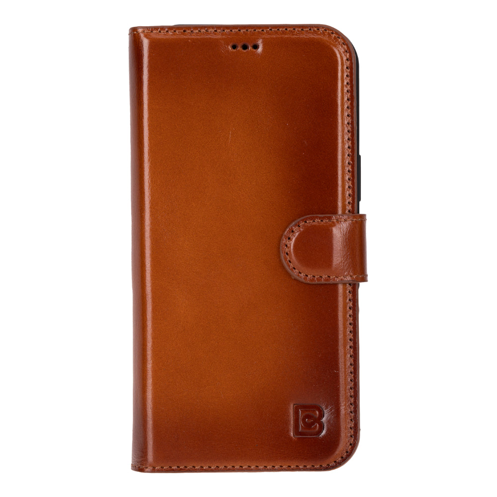 Magic iPhone 16 Pro Max Detachable Genuine Leather Wallet Case