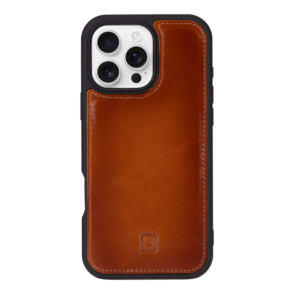 Magic iPhone 16 Pro Max Detachable Genuine Leather Wallet Case