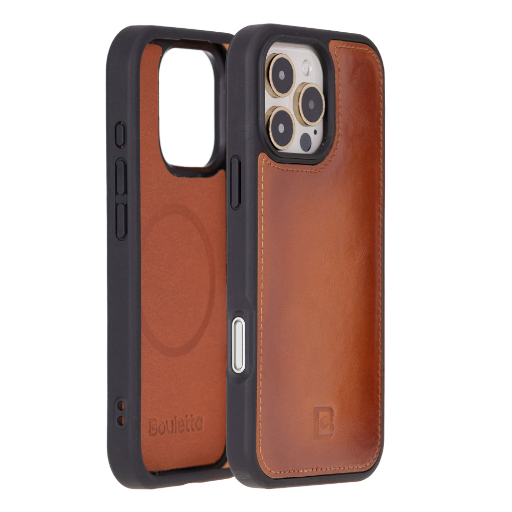 Magic iPhone 16 Pro Max Detachable Genuine Leather Wallet Case