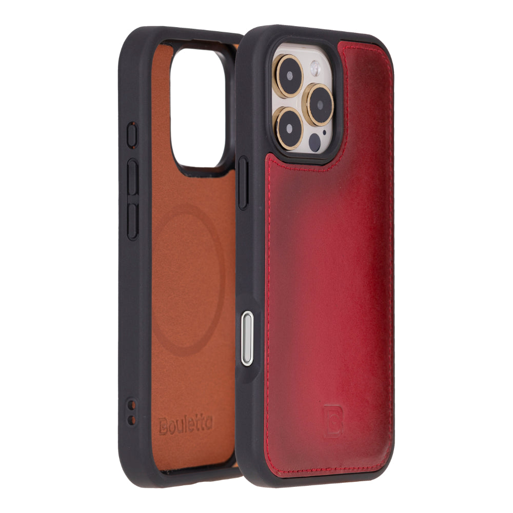 Magic iPhone 16 Pro Max Detachable Genuine Leather Wallet Case