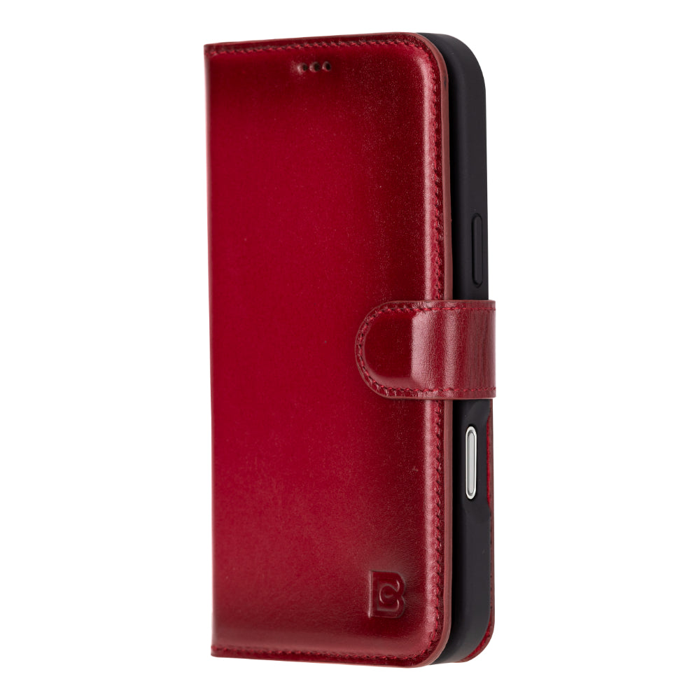 Magic iPhone 16 Pro Max Detachable Genuine Leather Wallet Case