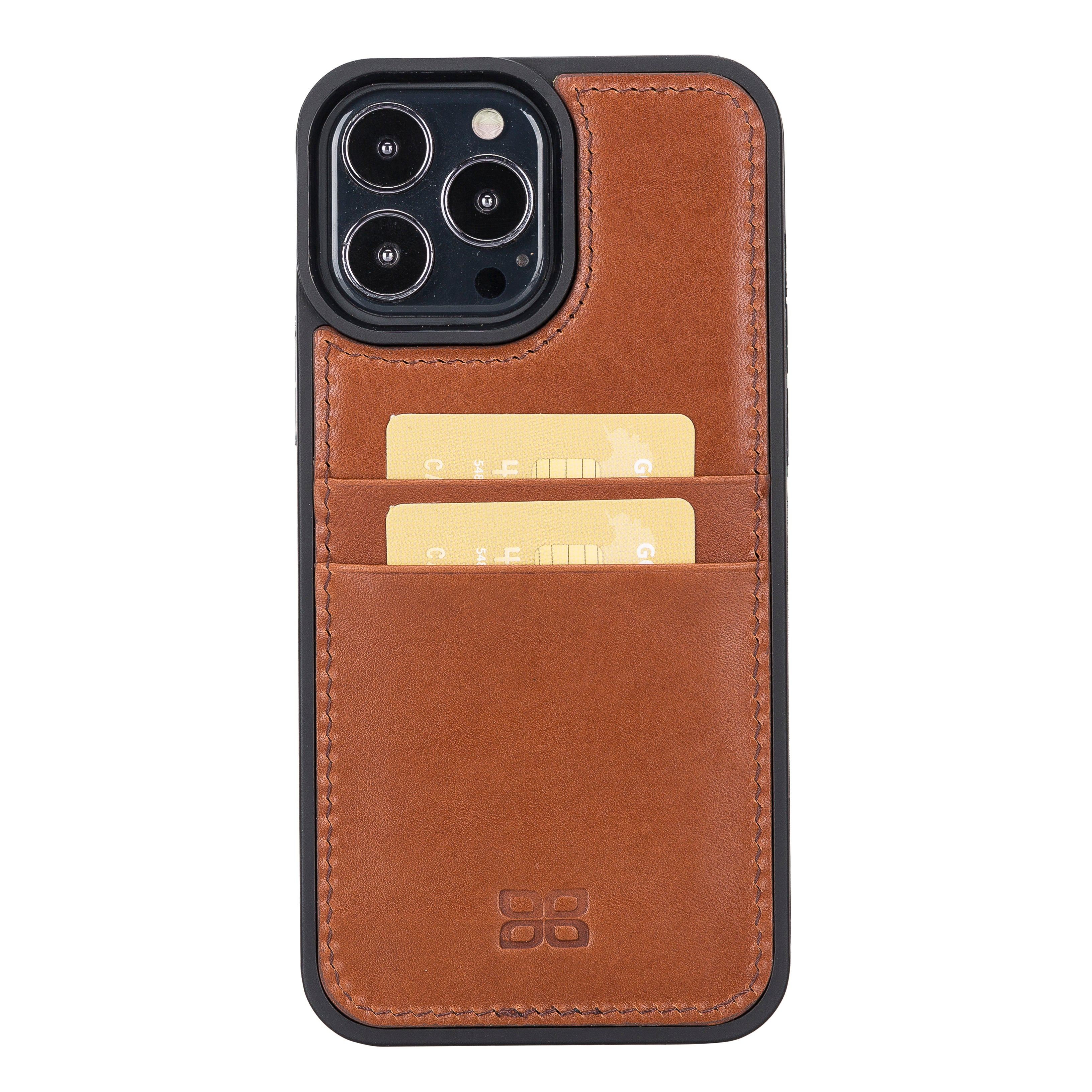 Flex Cover Card Holder iPhone 13 Series Genuine Leather Back Cover