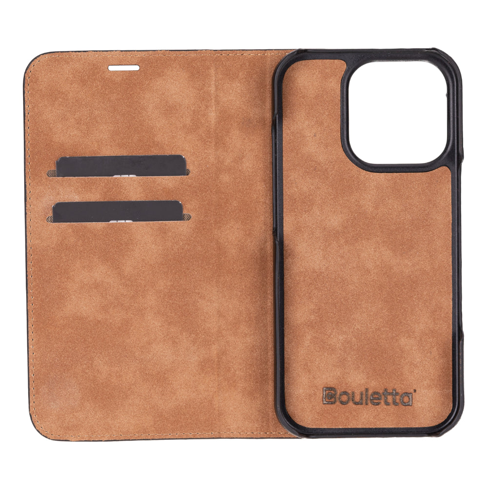 Sonat iPhone 16 Pro Genuine Leather Folio Case