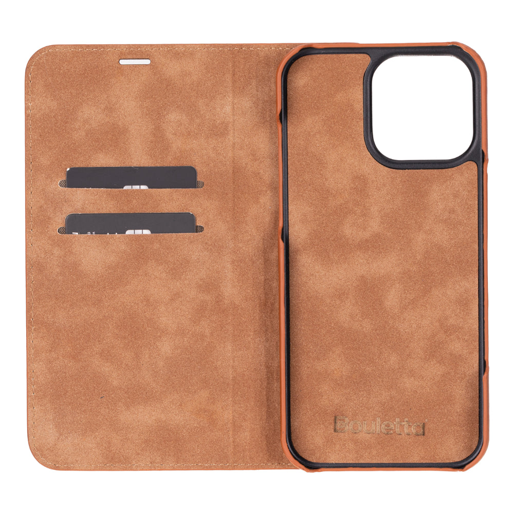 Sonat iPhone 16 Pro Genuine Leather Folio Case